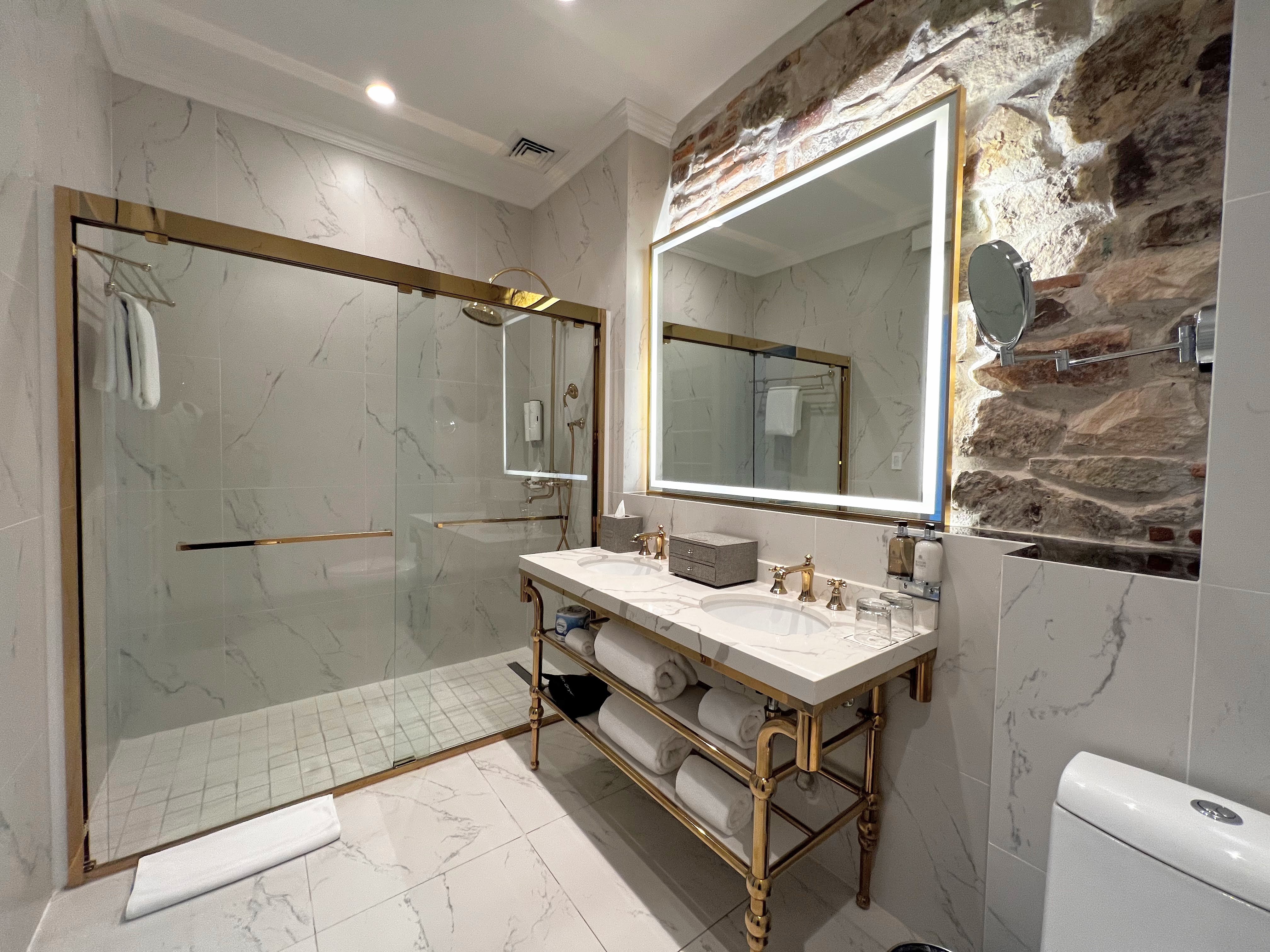 Hotel La Compania guest room bathroom Hotel La Compania guest room bathroom