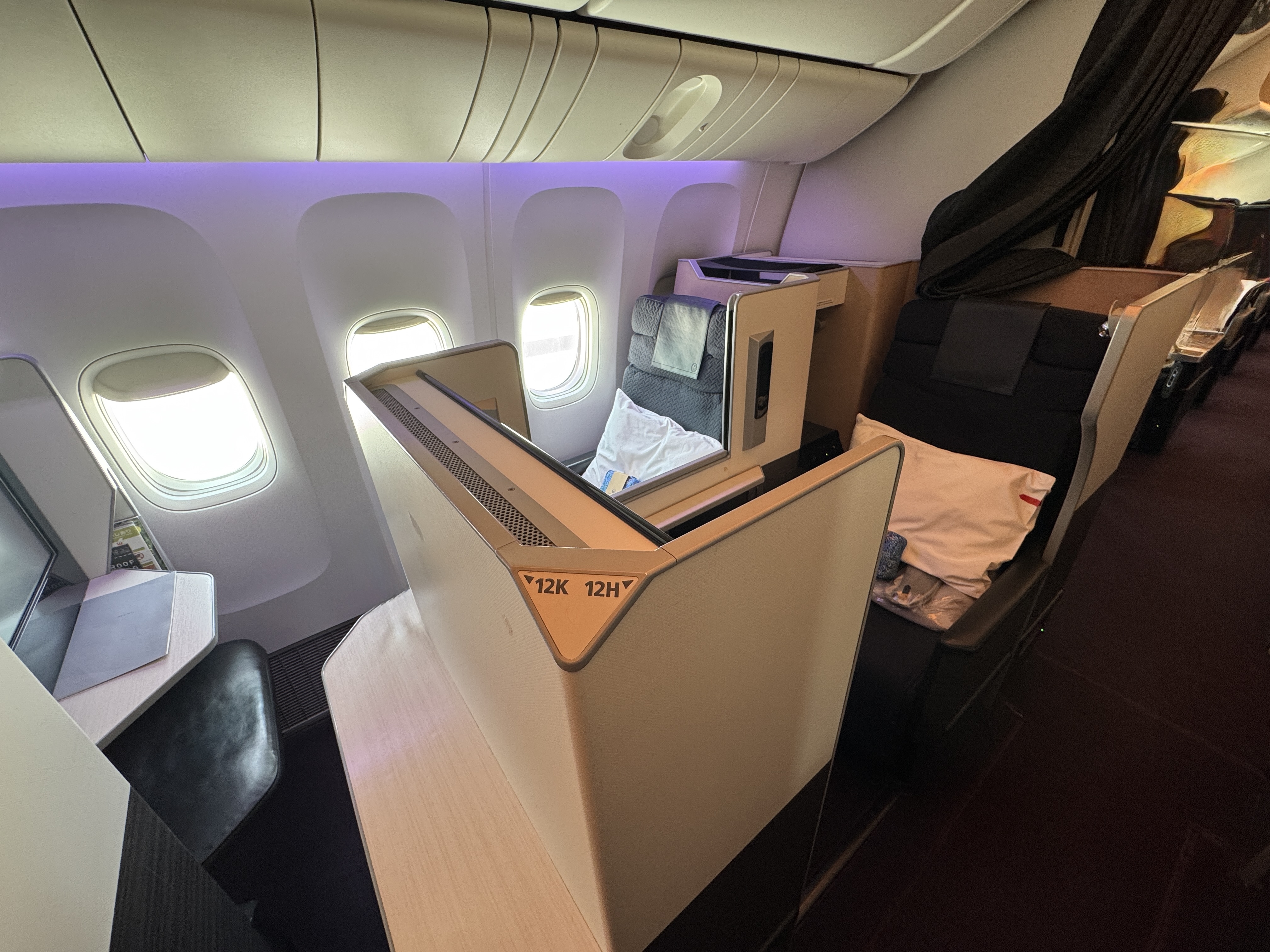 Japan Airlines business class seat Japan Airlines business class seat