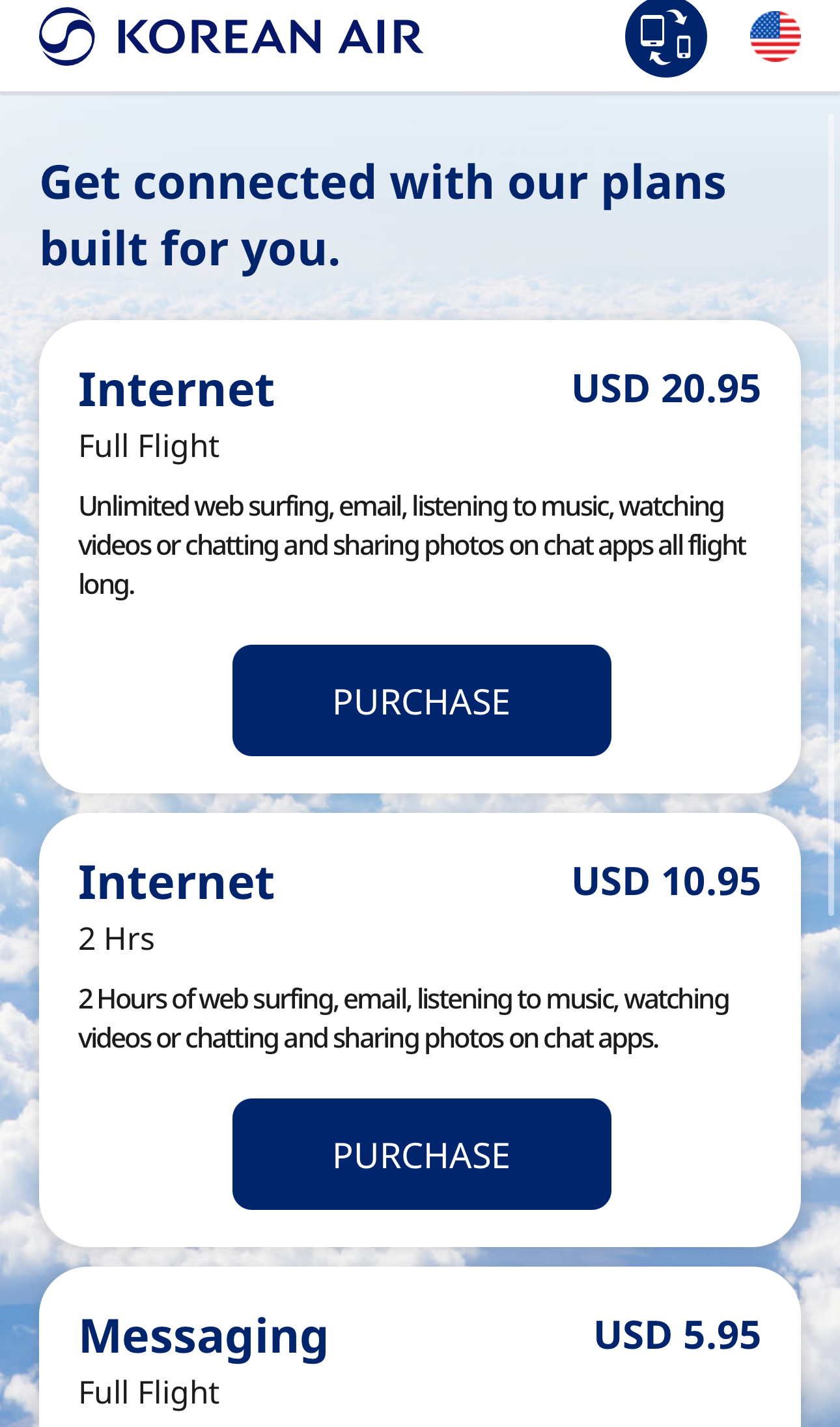 Korean Prestige 2.0 Suites Wi Fi Options
