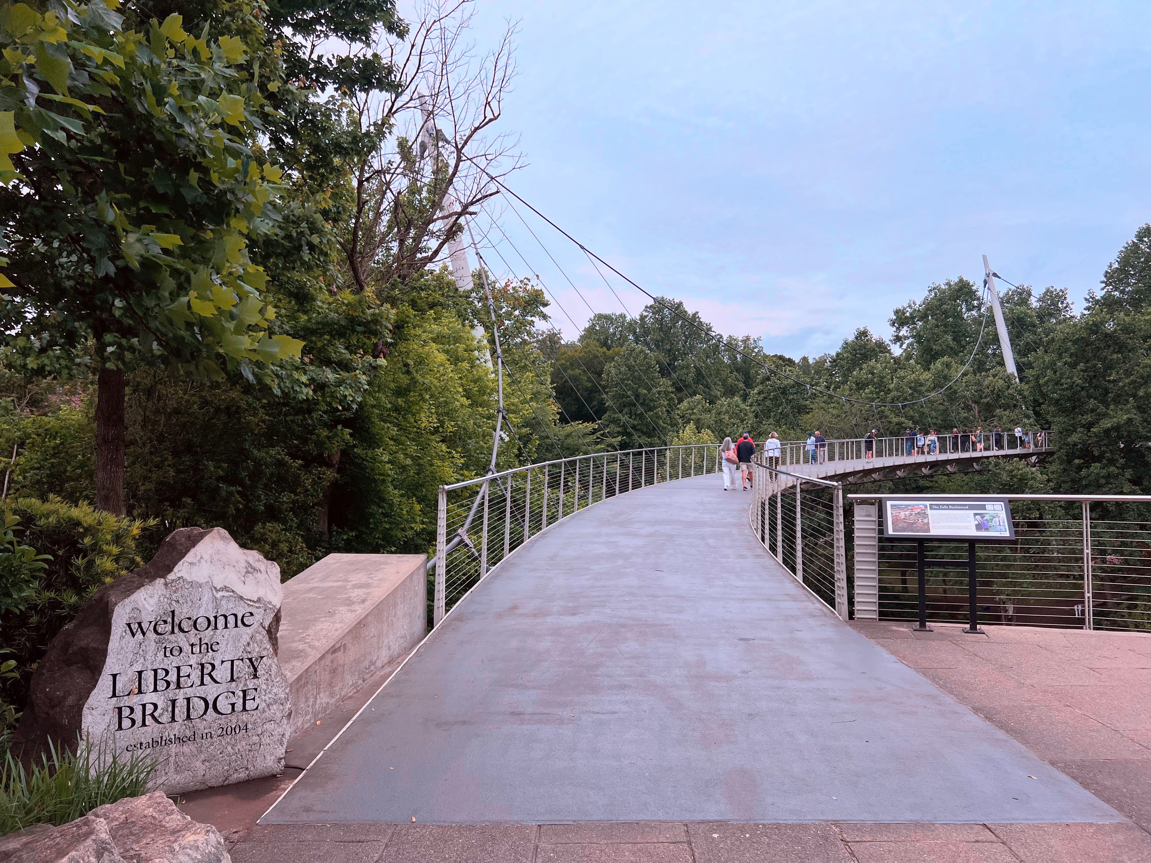 Liberty Bridge in Greenville SC