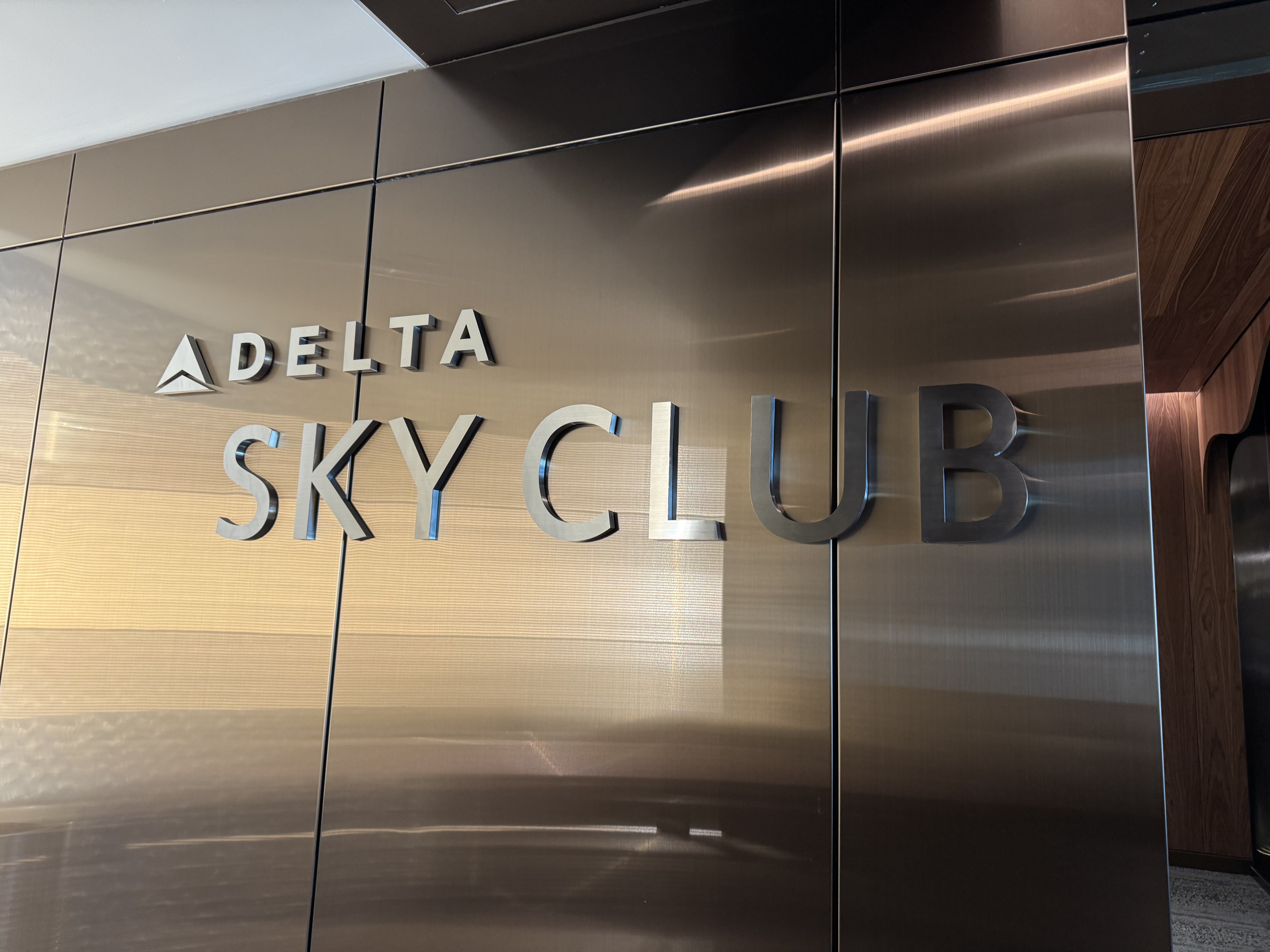 New Delta Sky Club SEA New Delta Sky Club SEA exterior sign