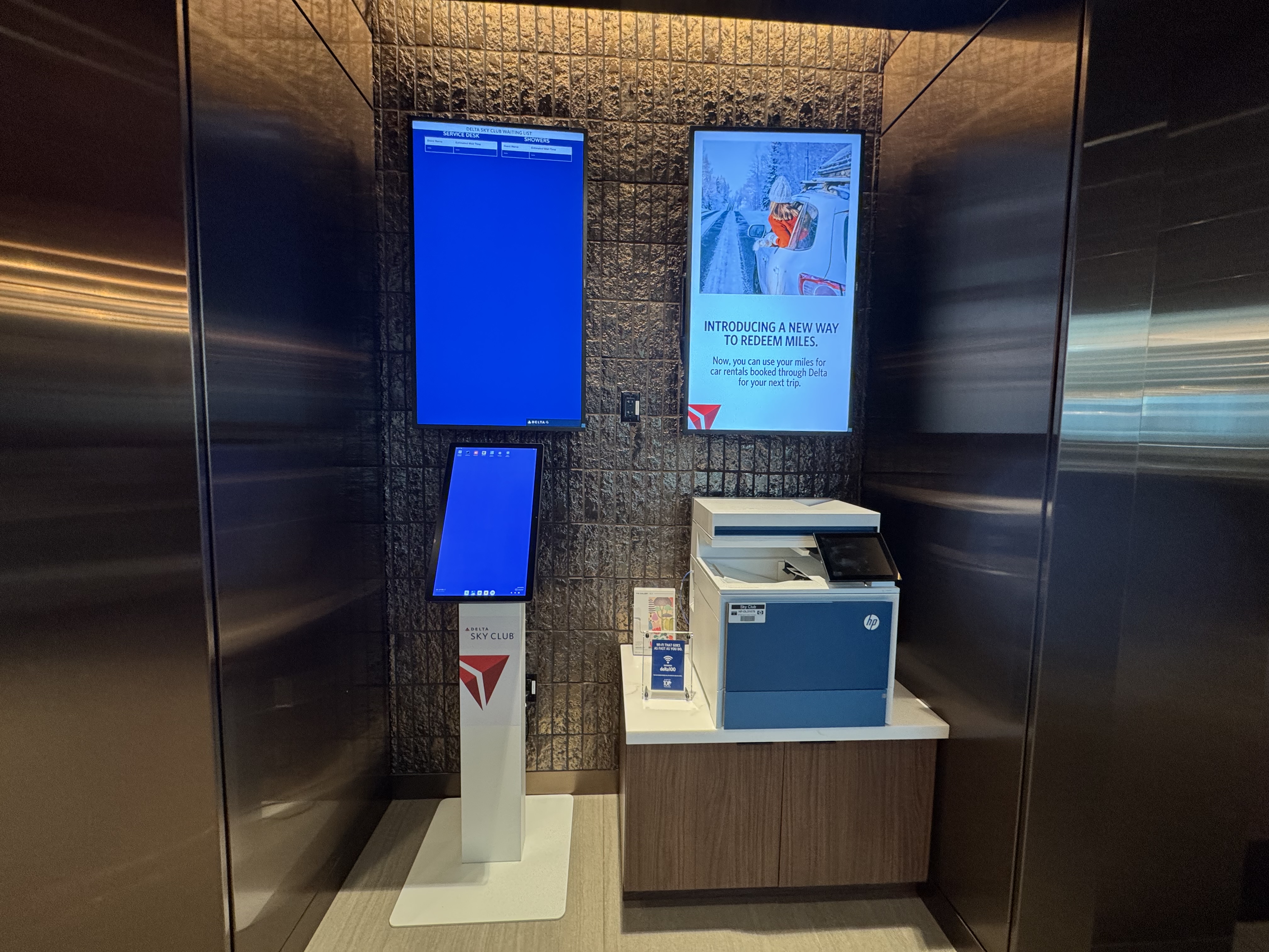 New Delta Sky Club SEA Printer
