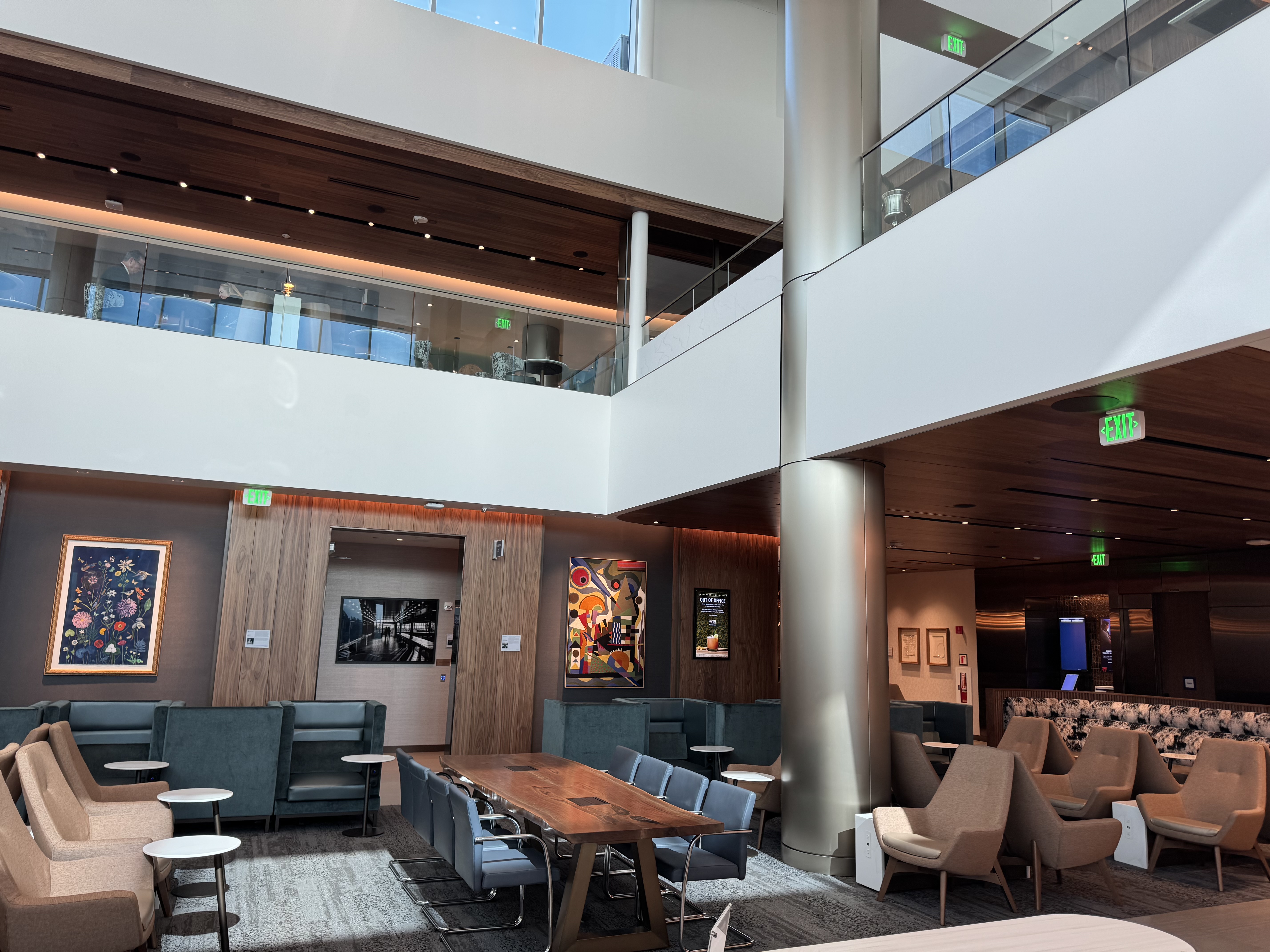 Delta SkyClub ORD Main Buffet New Delta Sky Club SEA Seats Near Entrance