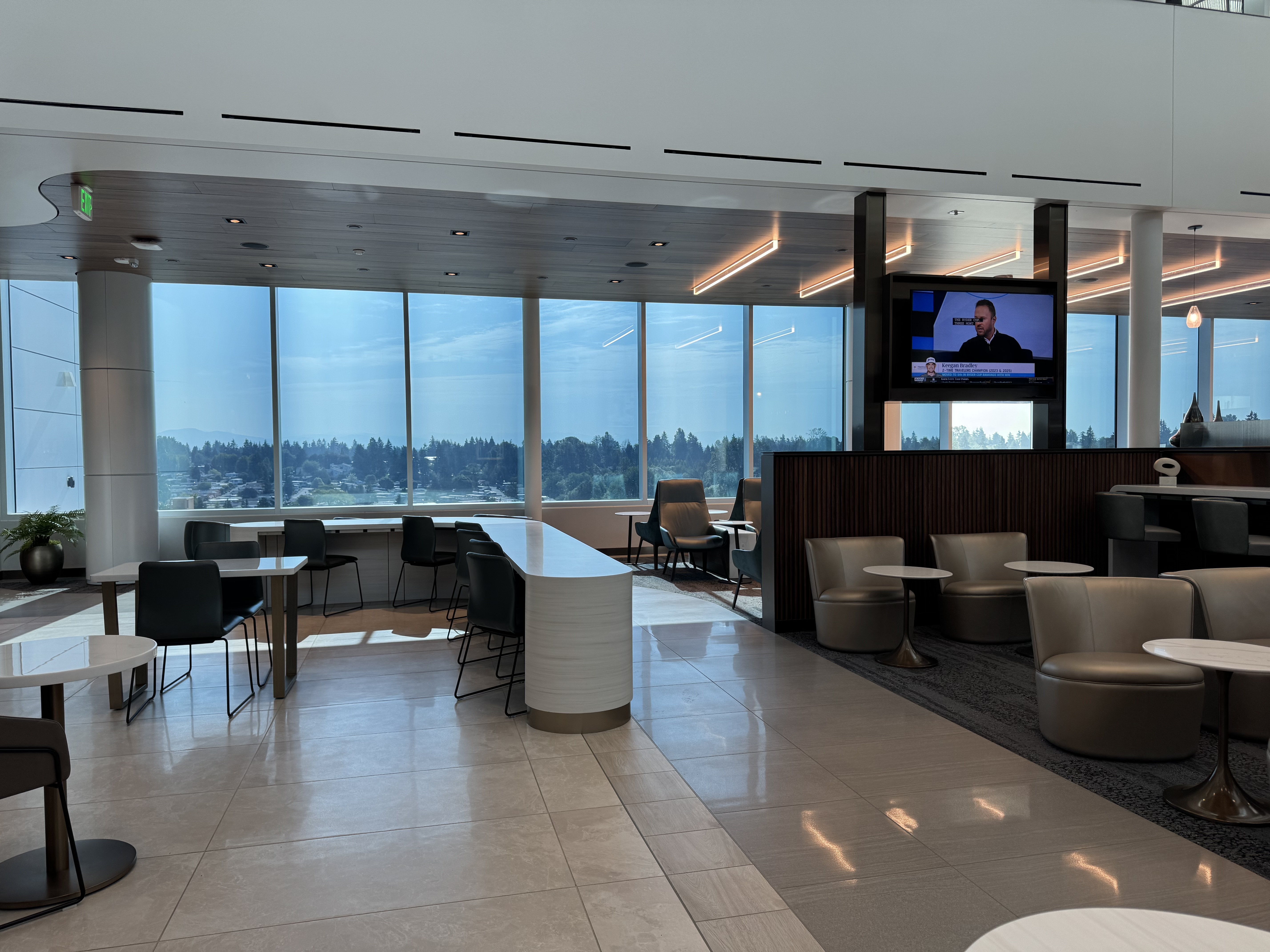 New Delta Sky Club SEA Views