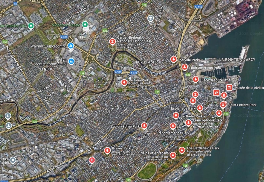 Quebec City Green Spaces