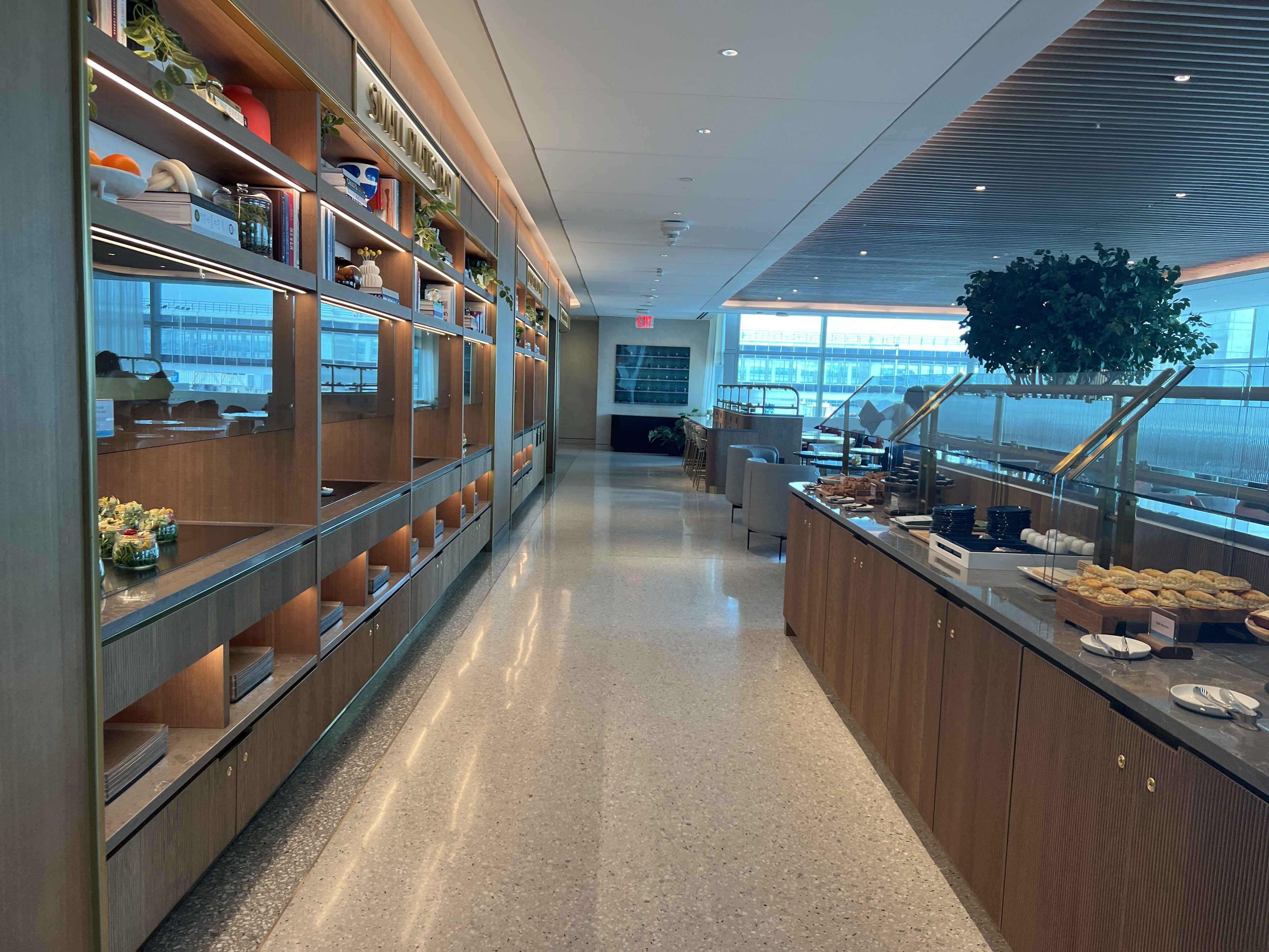 Small Plates Section Capital One lounge JFK Small Plates Section Capital One lounge JFK