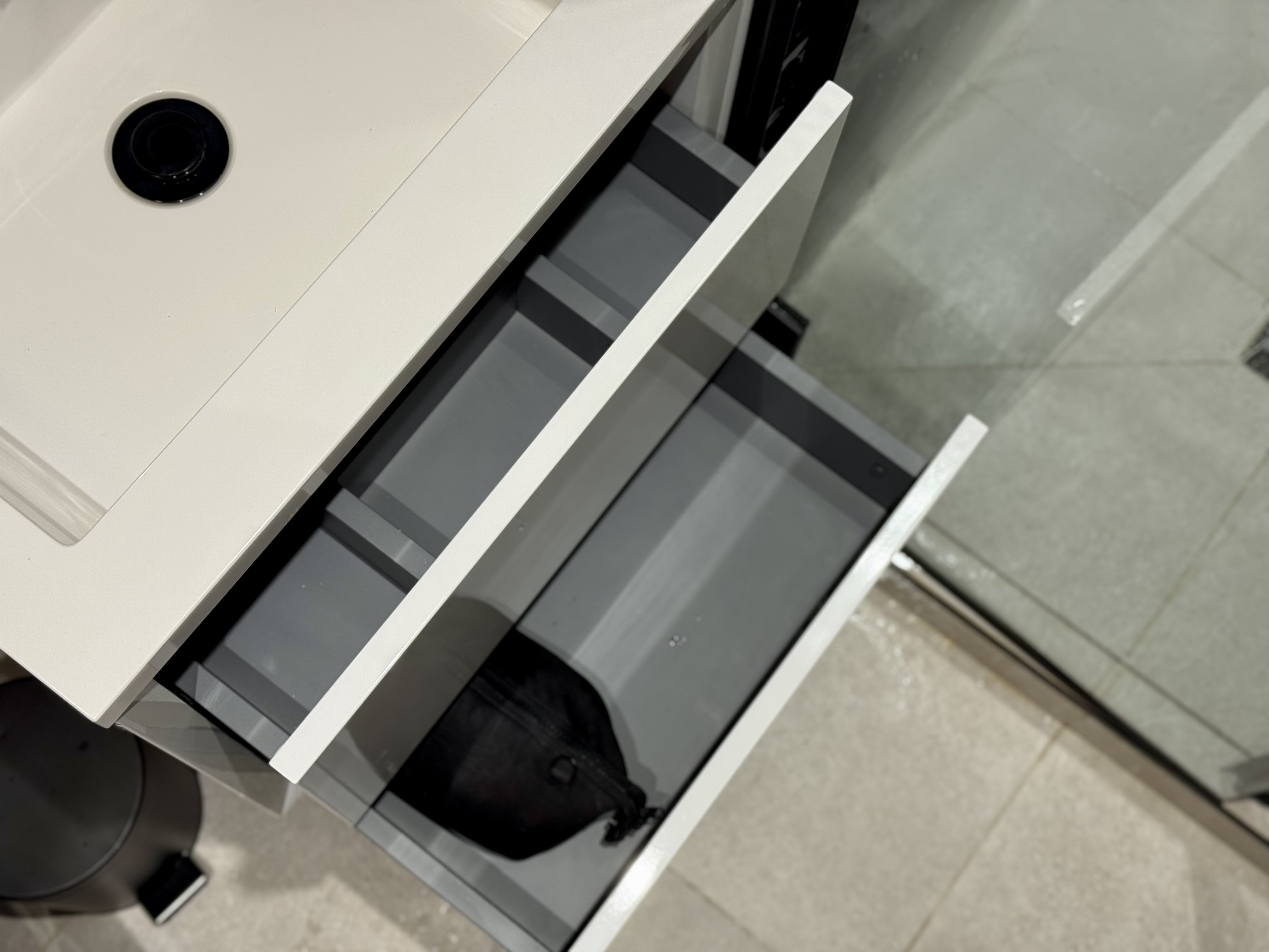 Tribe Hotel Manchester Airport bathroom storage