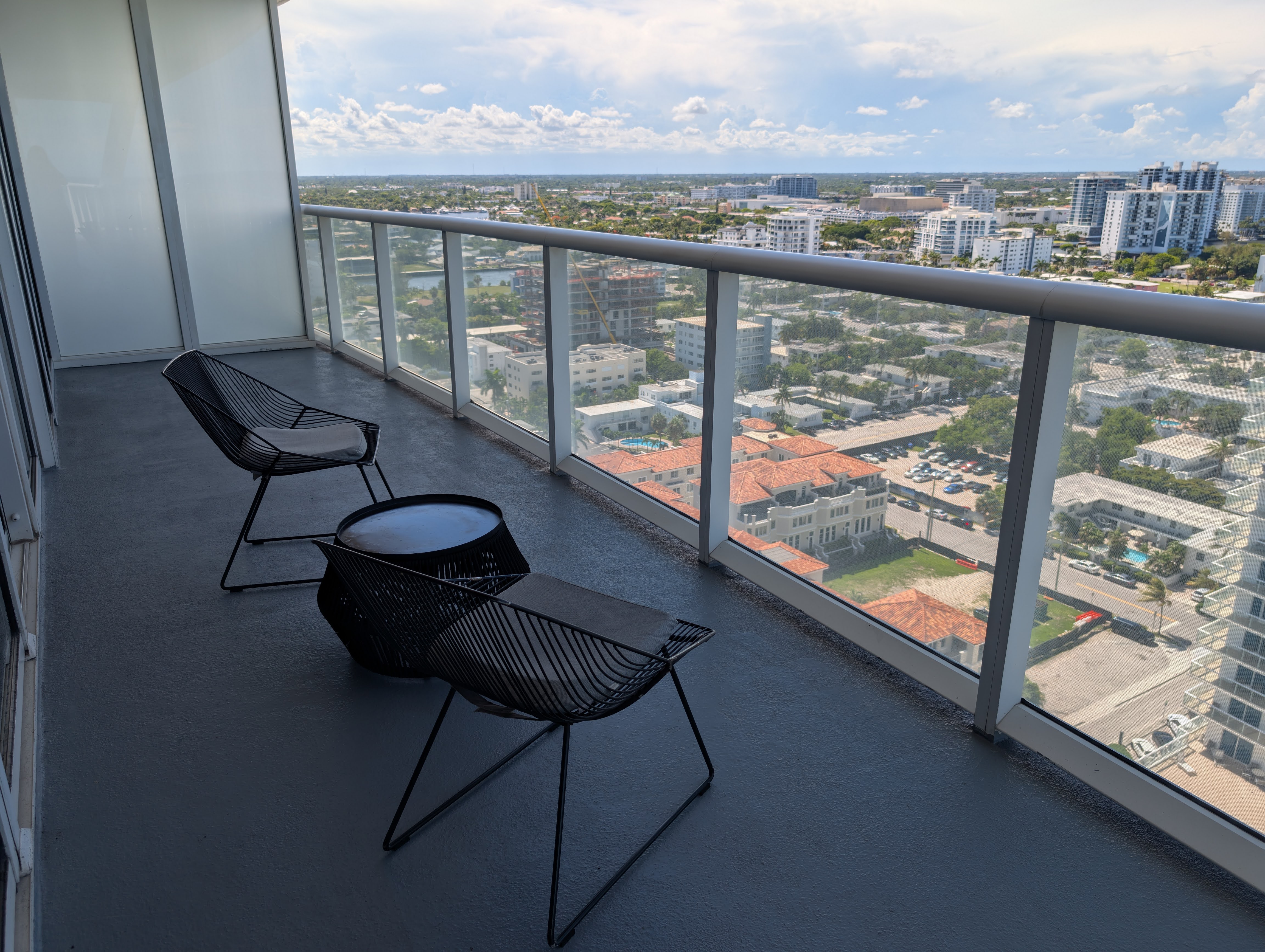 W Fort Lauderdale Supreme Suite side balcony