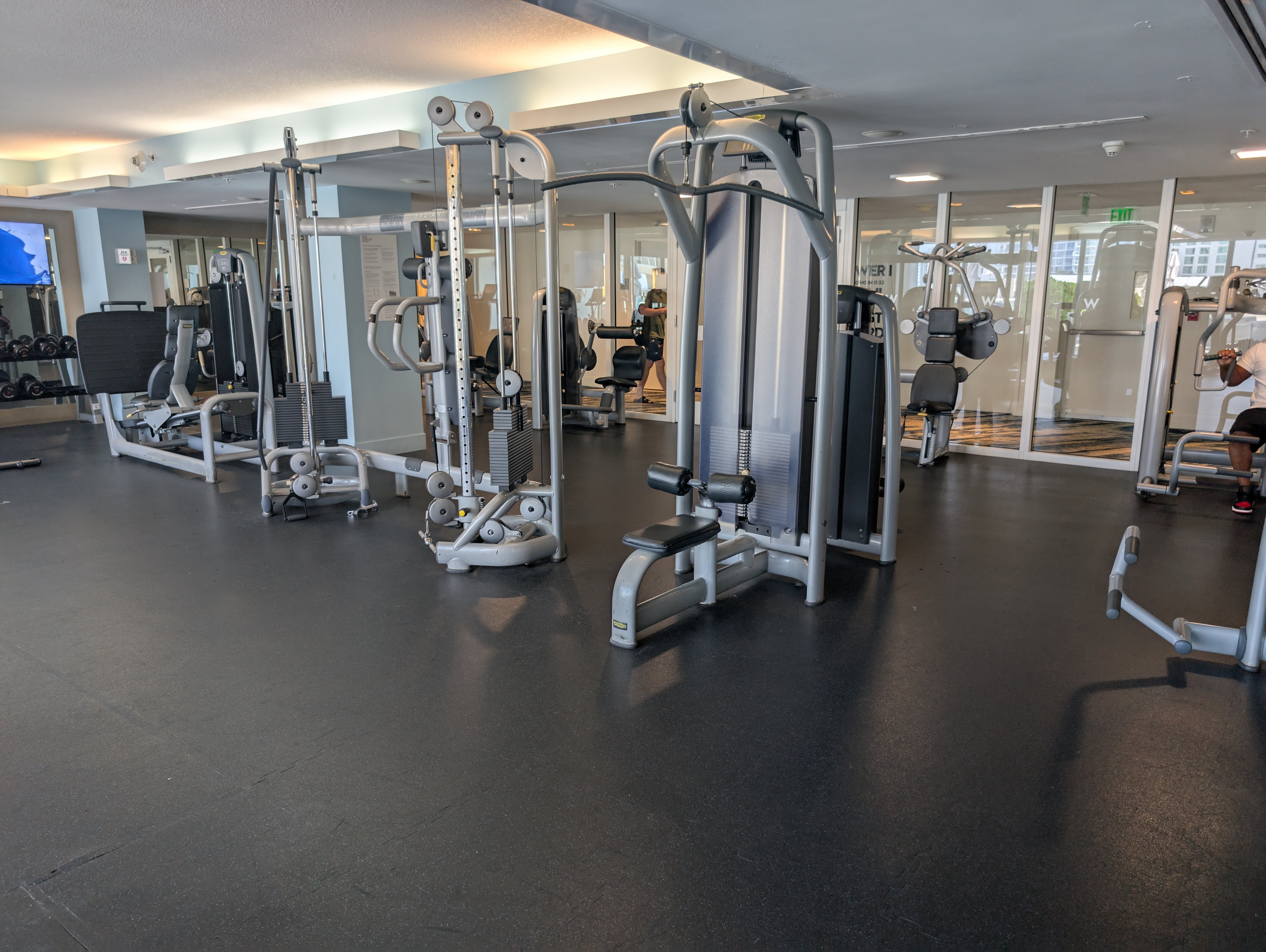 W Fort Lauderdale amenities fitness center weights