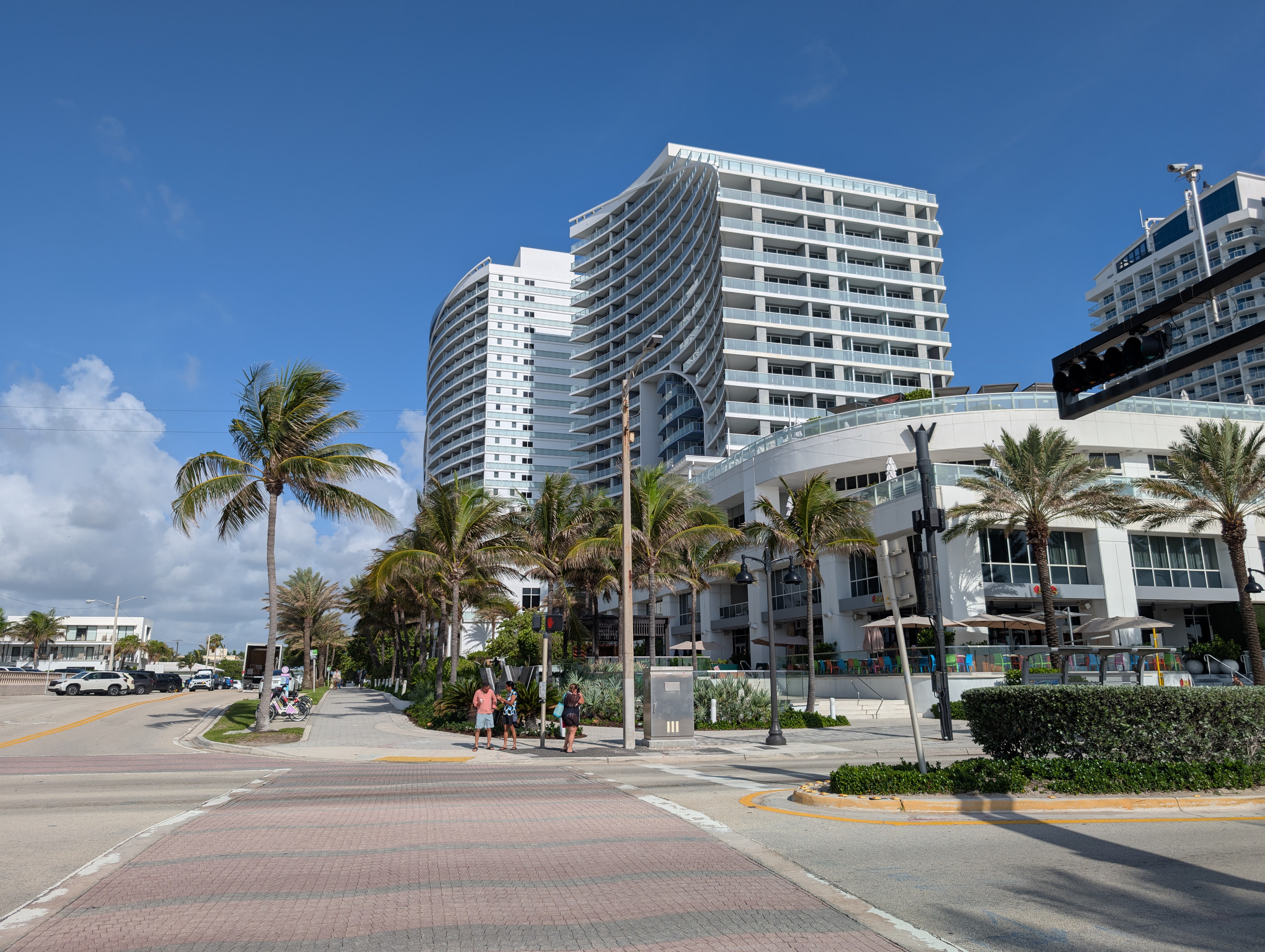 W Fort Lauderdale exterior from the beach