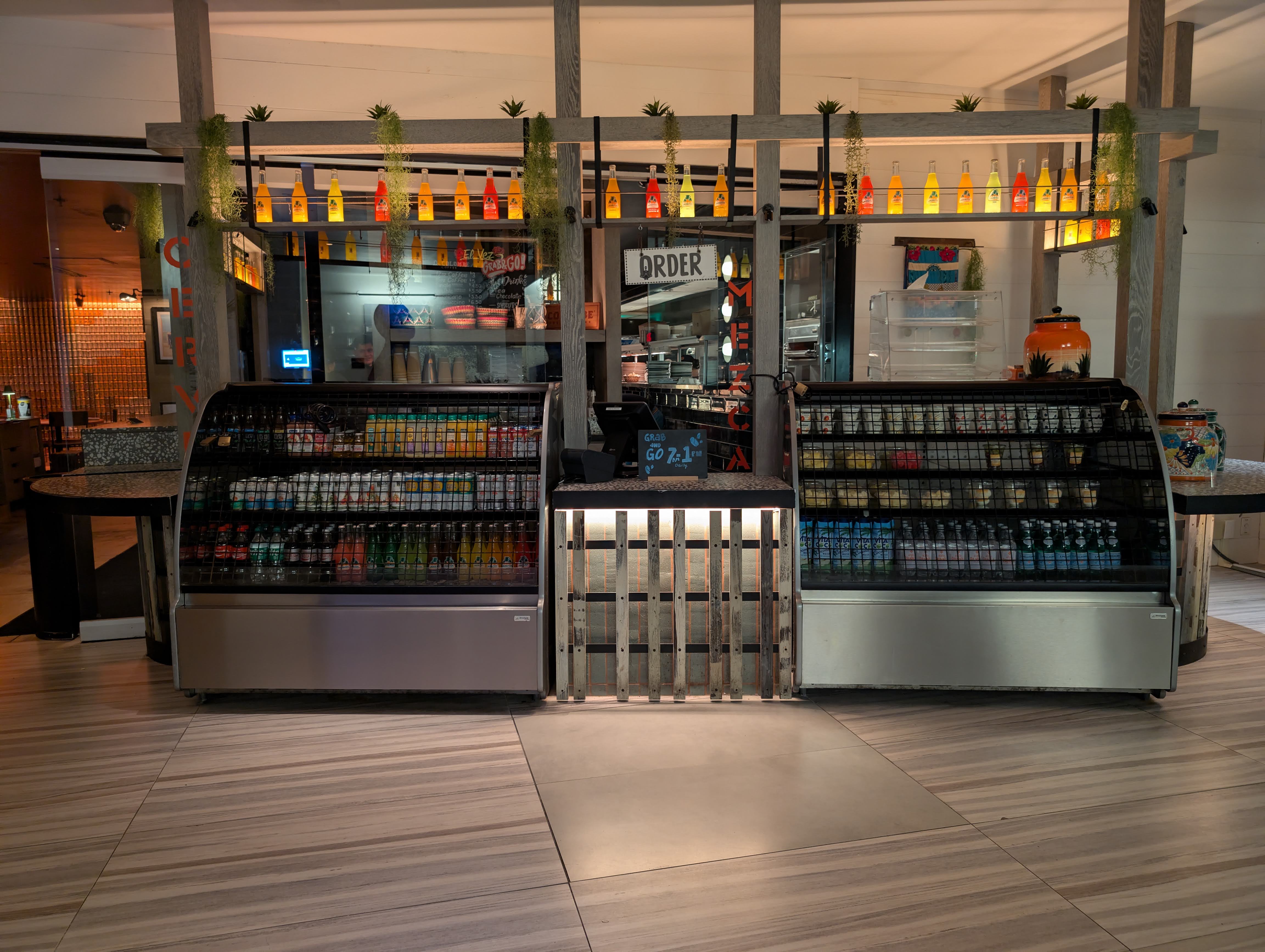 W Fort Lauderdale food and beverages grab and go market