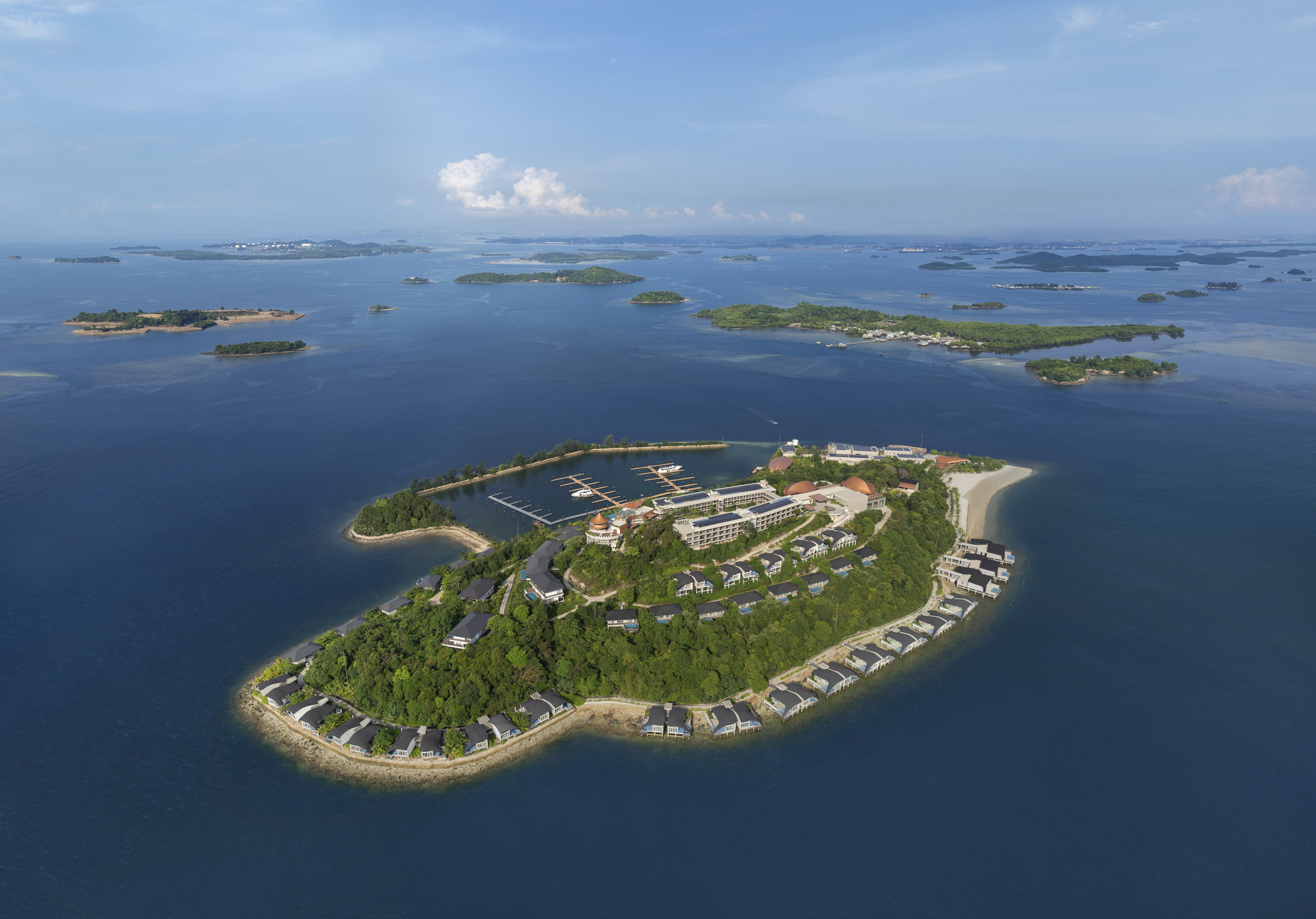 Westin Nirup Island Resort Spa Batam aerial view