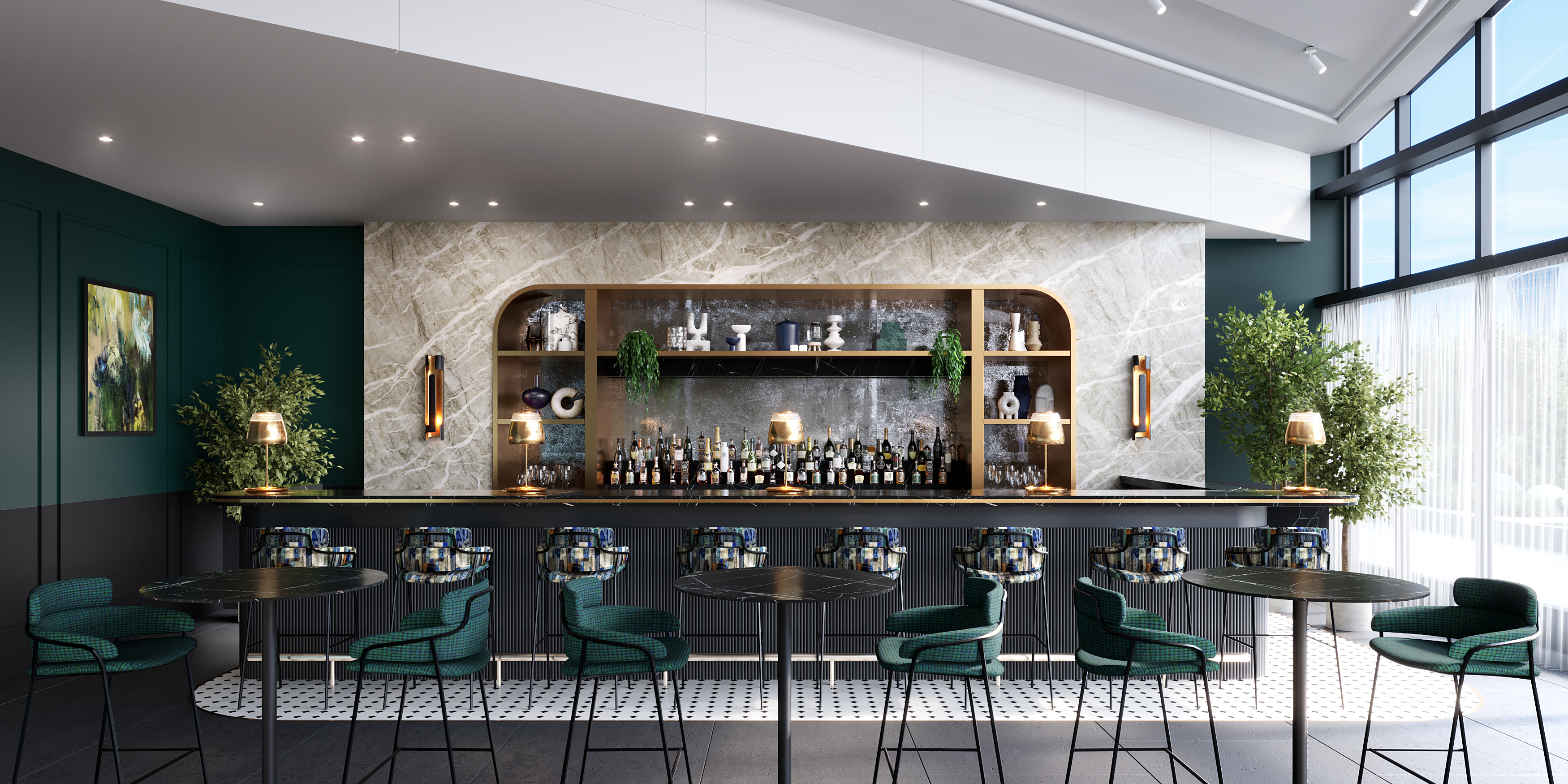 AMS Centurion Lounge rendering