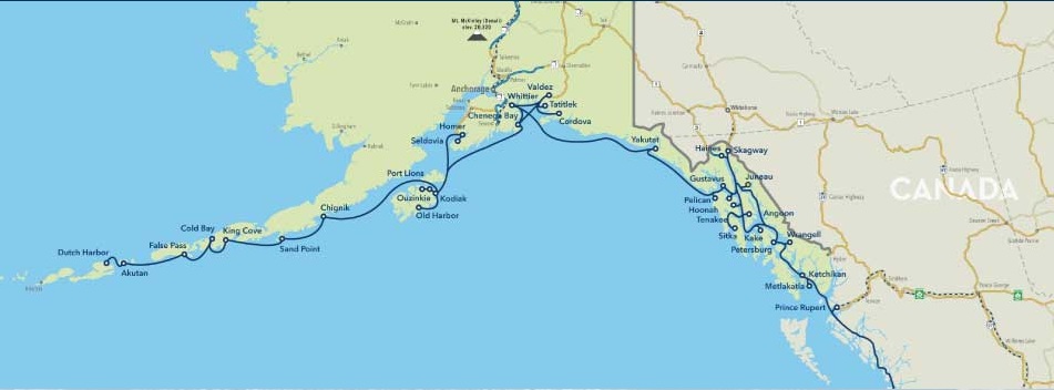 Alaska Marine Highway Route Alaska Marine Highway Route