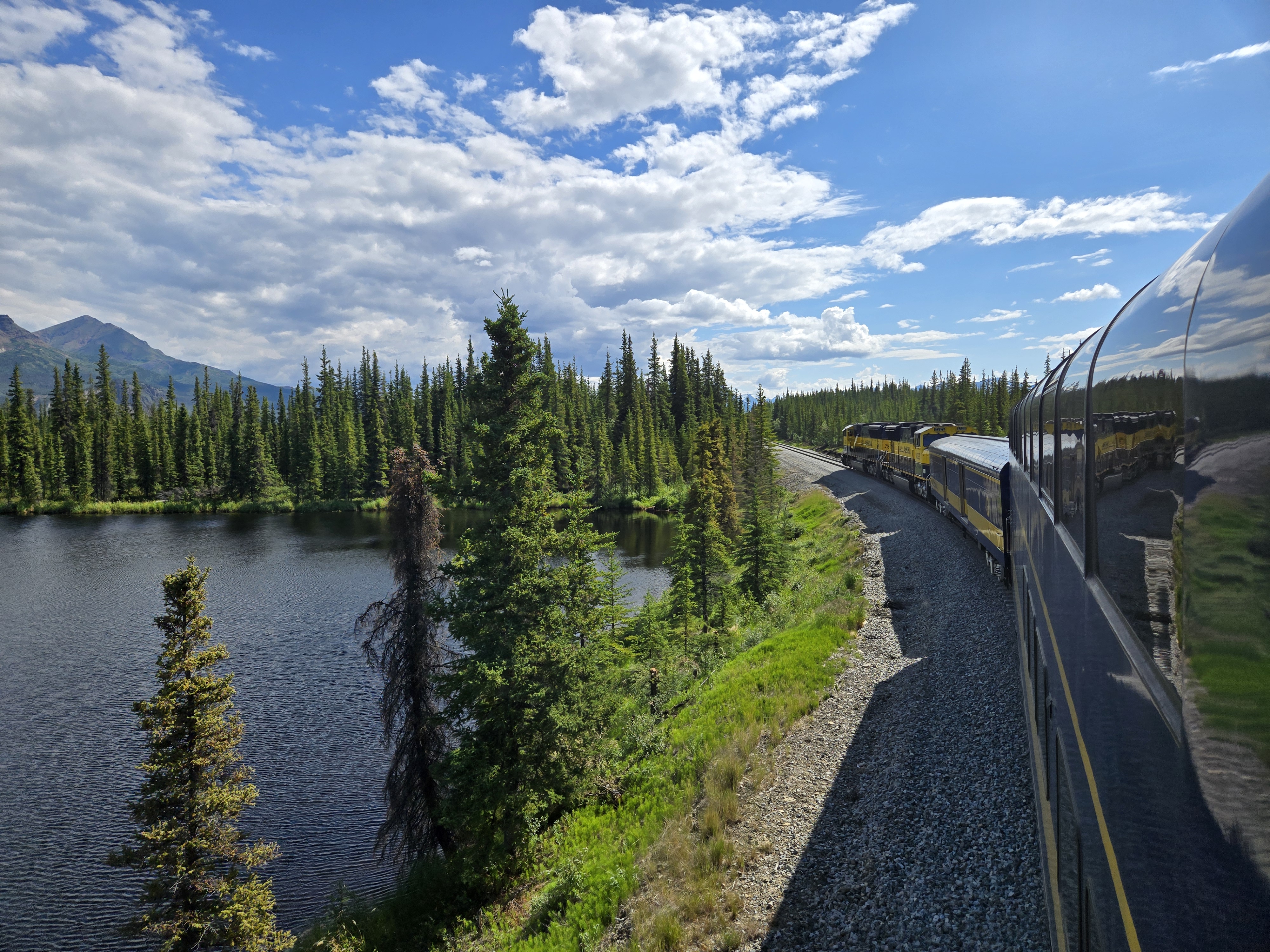 planning travels map Alaska Railroad Scenery