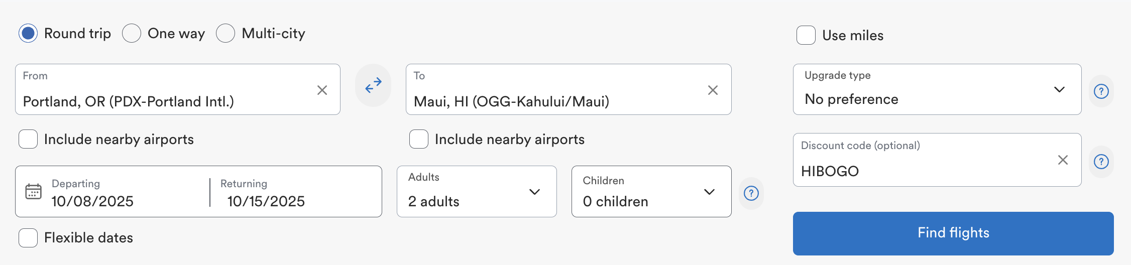 Alaska and Hawaiian Discount Code Alaska and Hawaiian Discount Code exampe