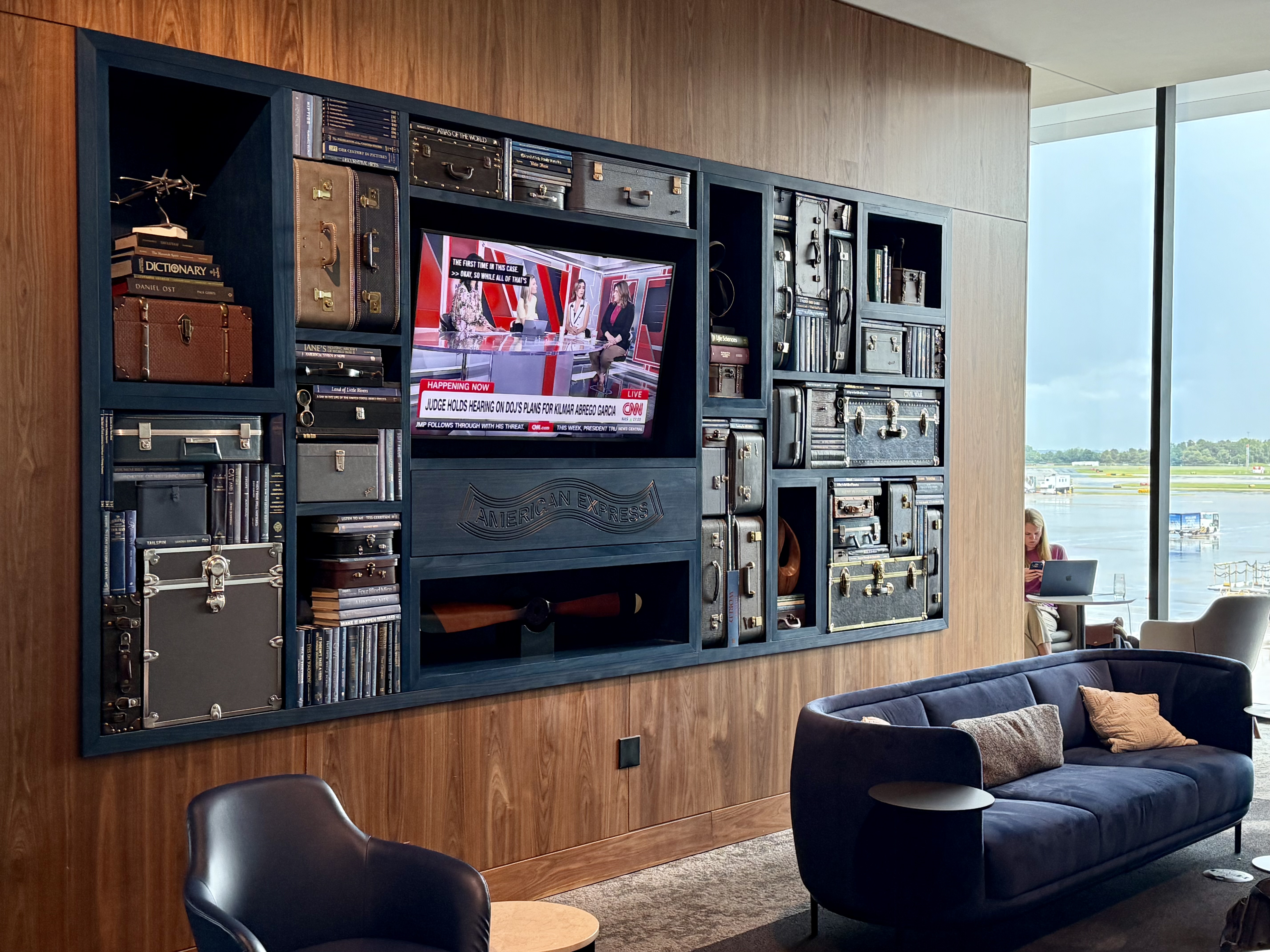 Atlanta ATL American Express Centurion Lounge branding