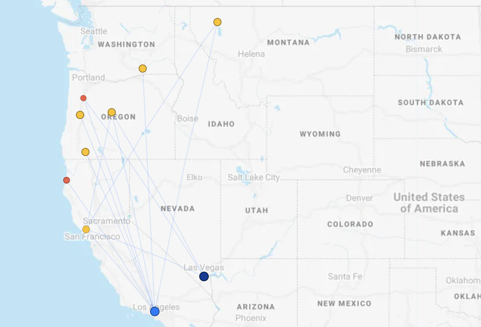 Avelo western routes map Avelo western routes map