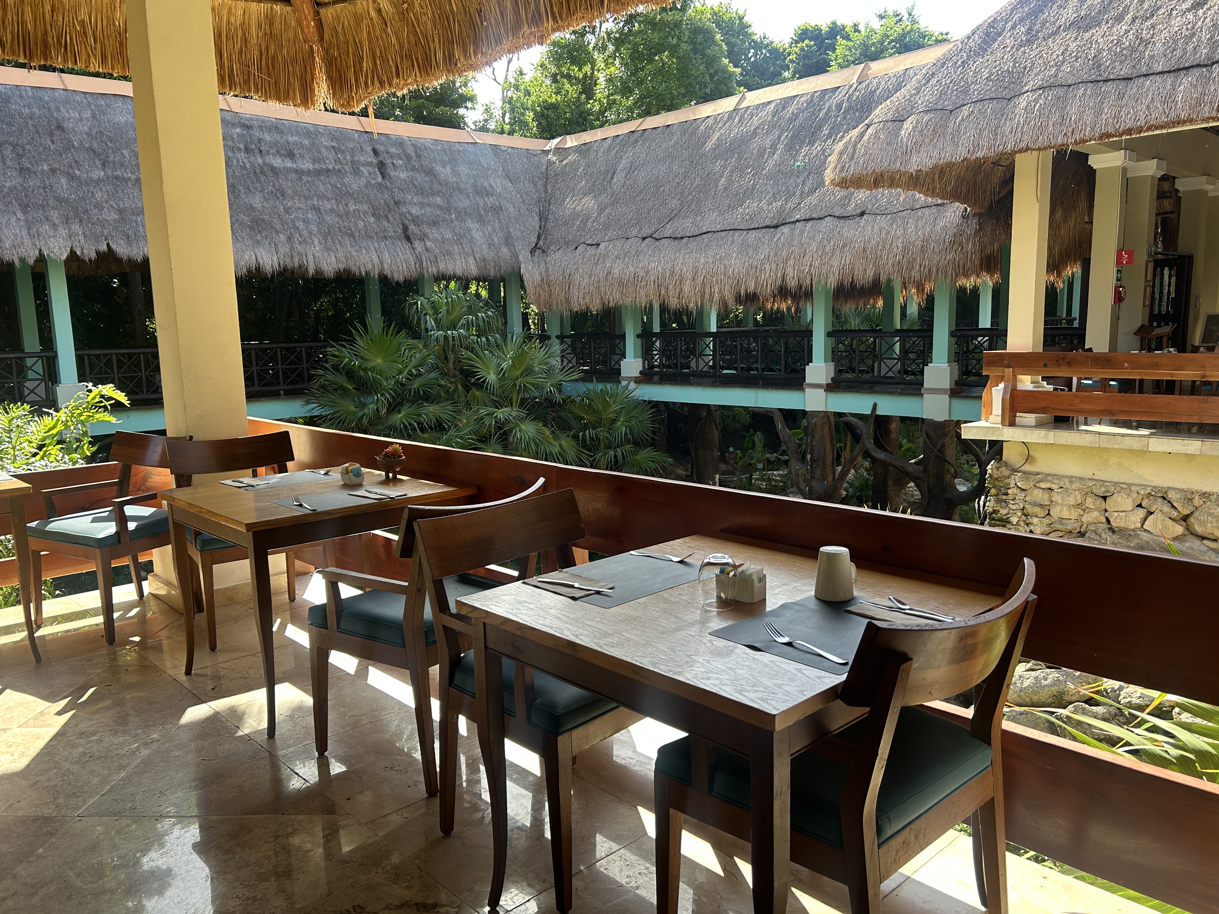Buffet restaurant seating at Iberostar Waves Quetzal