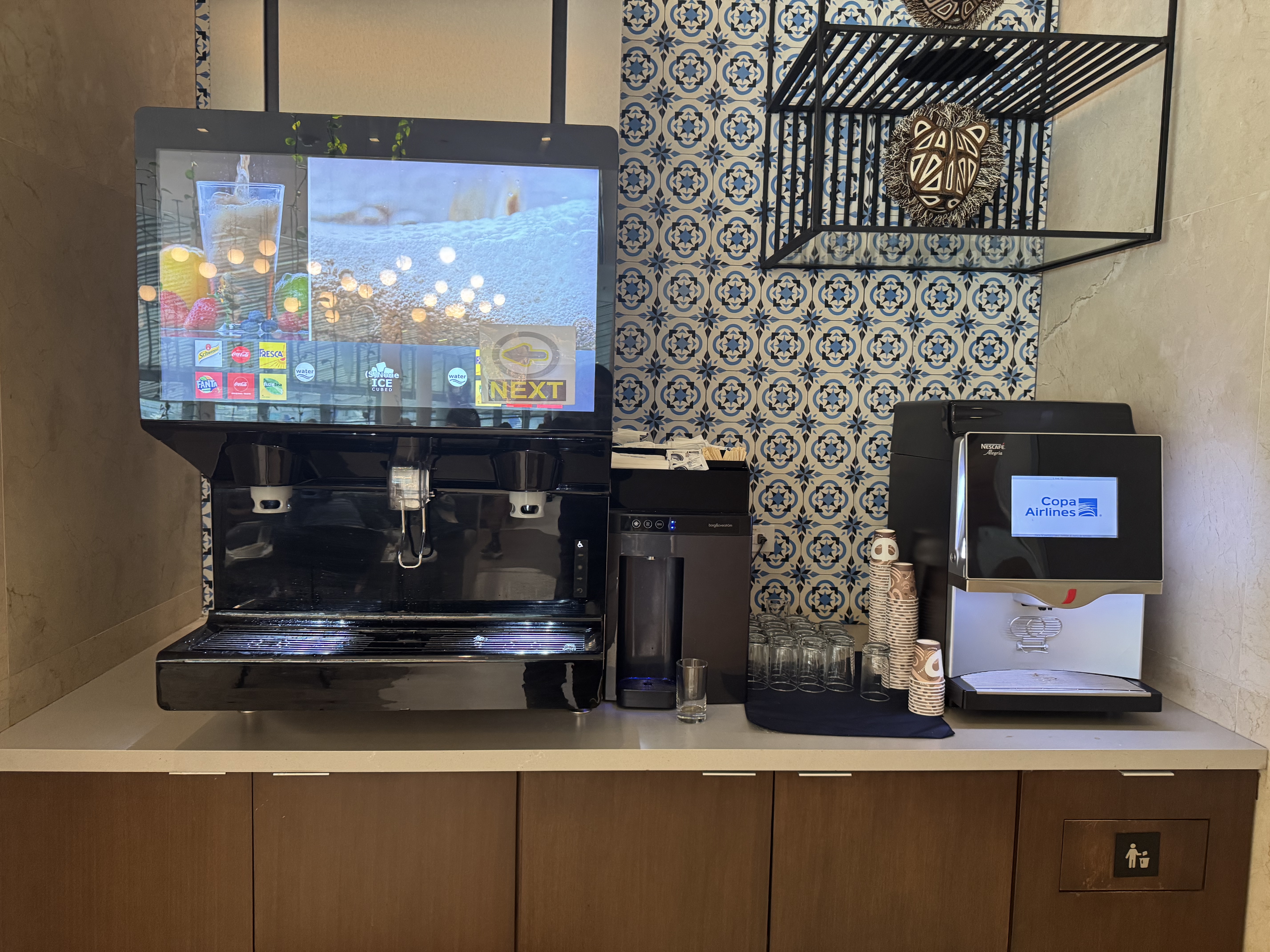 Copa Club PTY Terminal 2 drink machines soda coffee