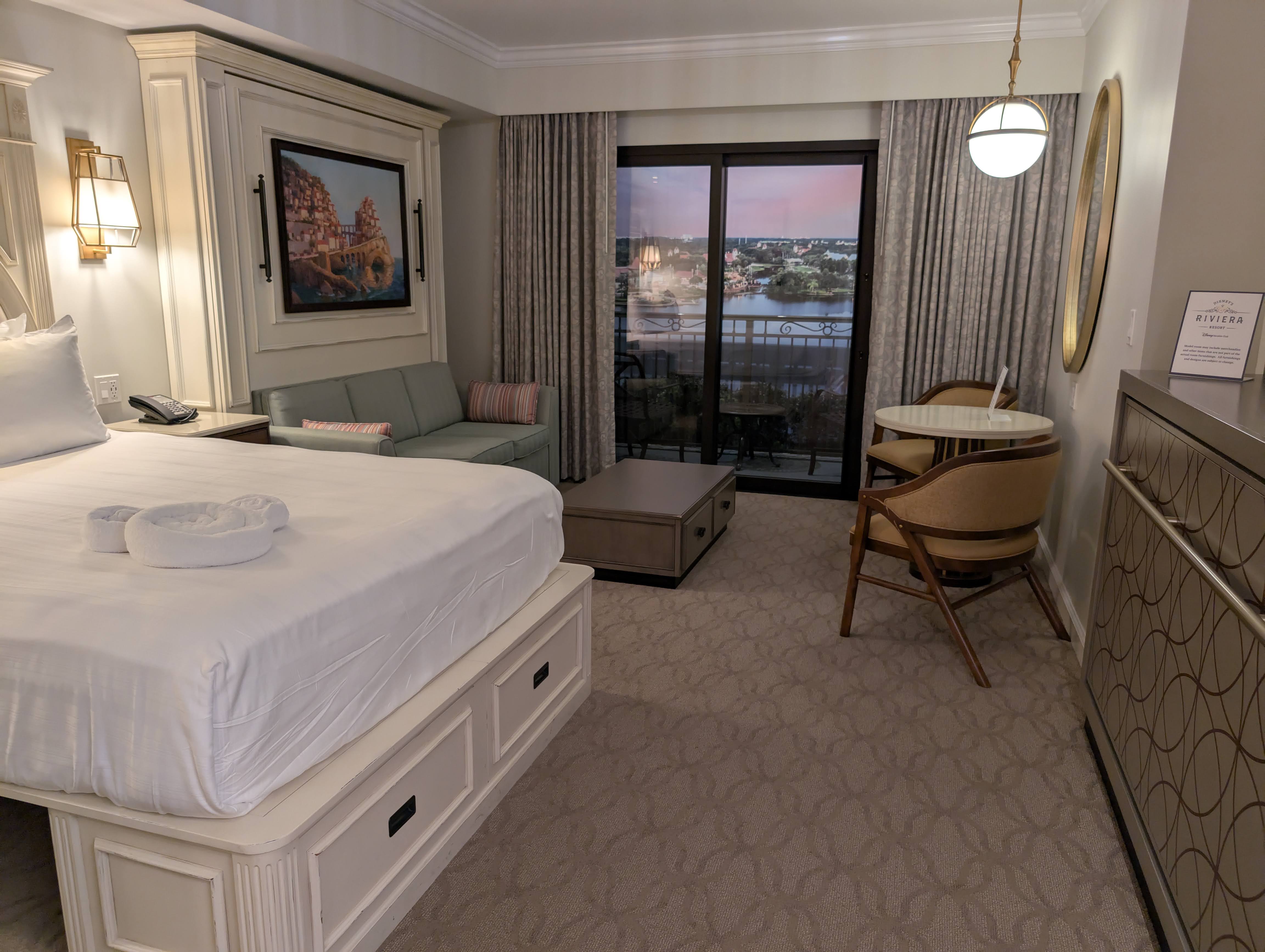 Disney Vacation Club tour Disney's Riviera Resort Deluxe Studio model