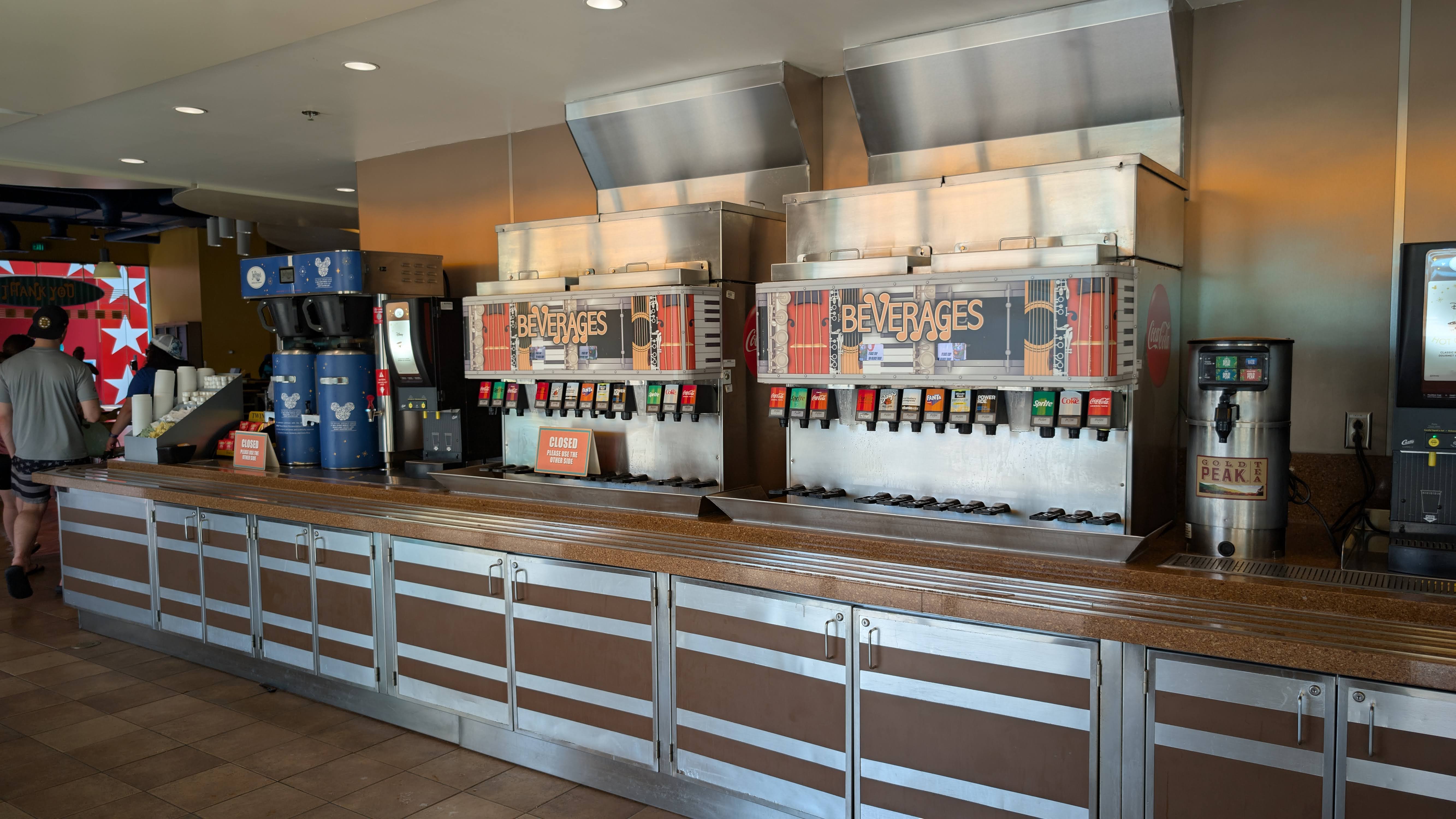 Disney's All Star Music Resort food and beverages Intermission food court drinks