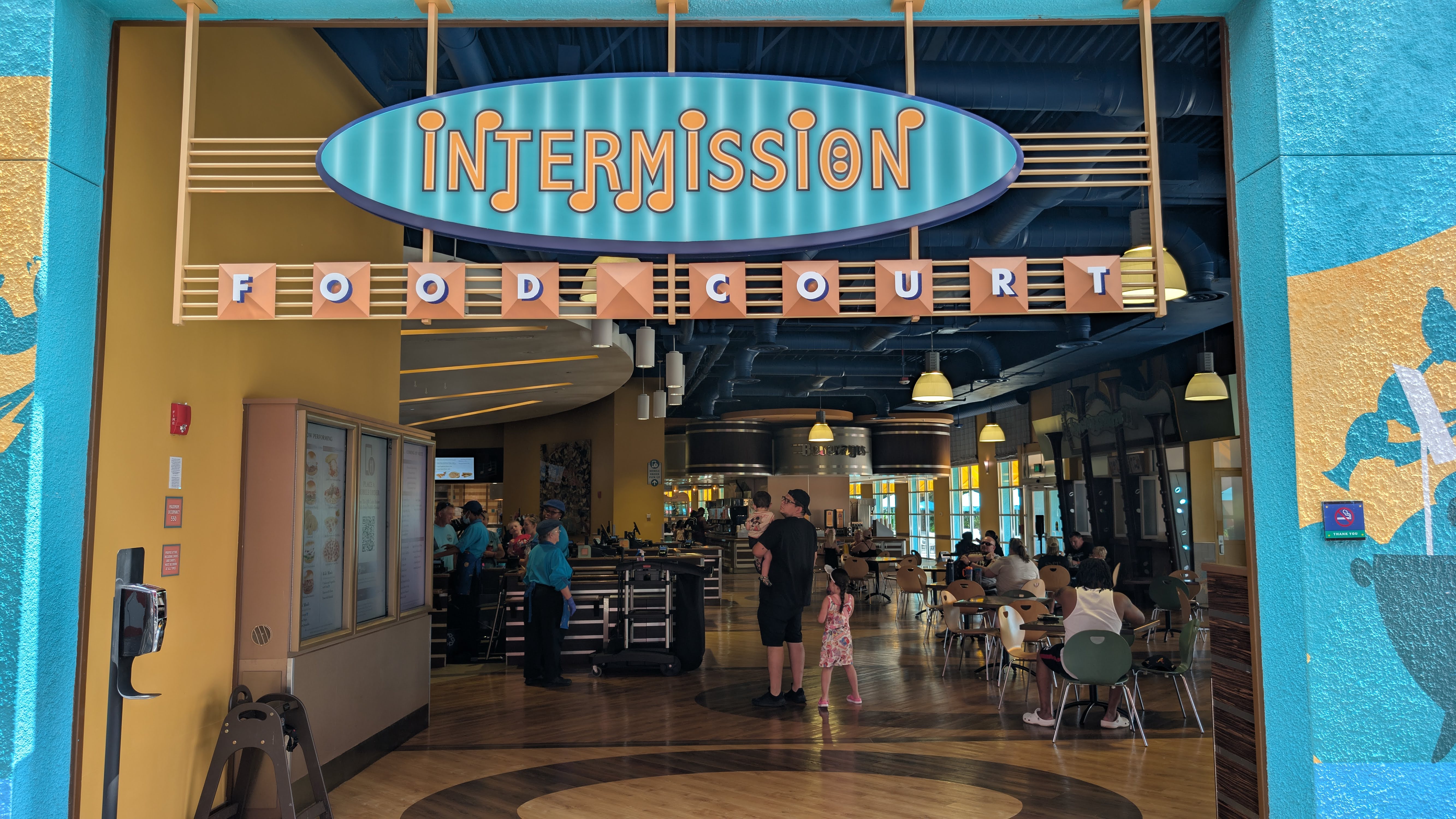 Disney's All Star Music Resort food and beverages Intermission food court