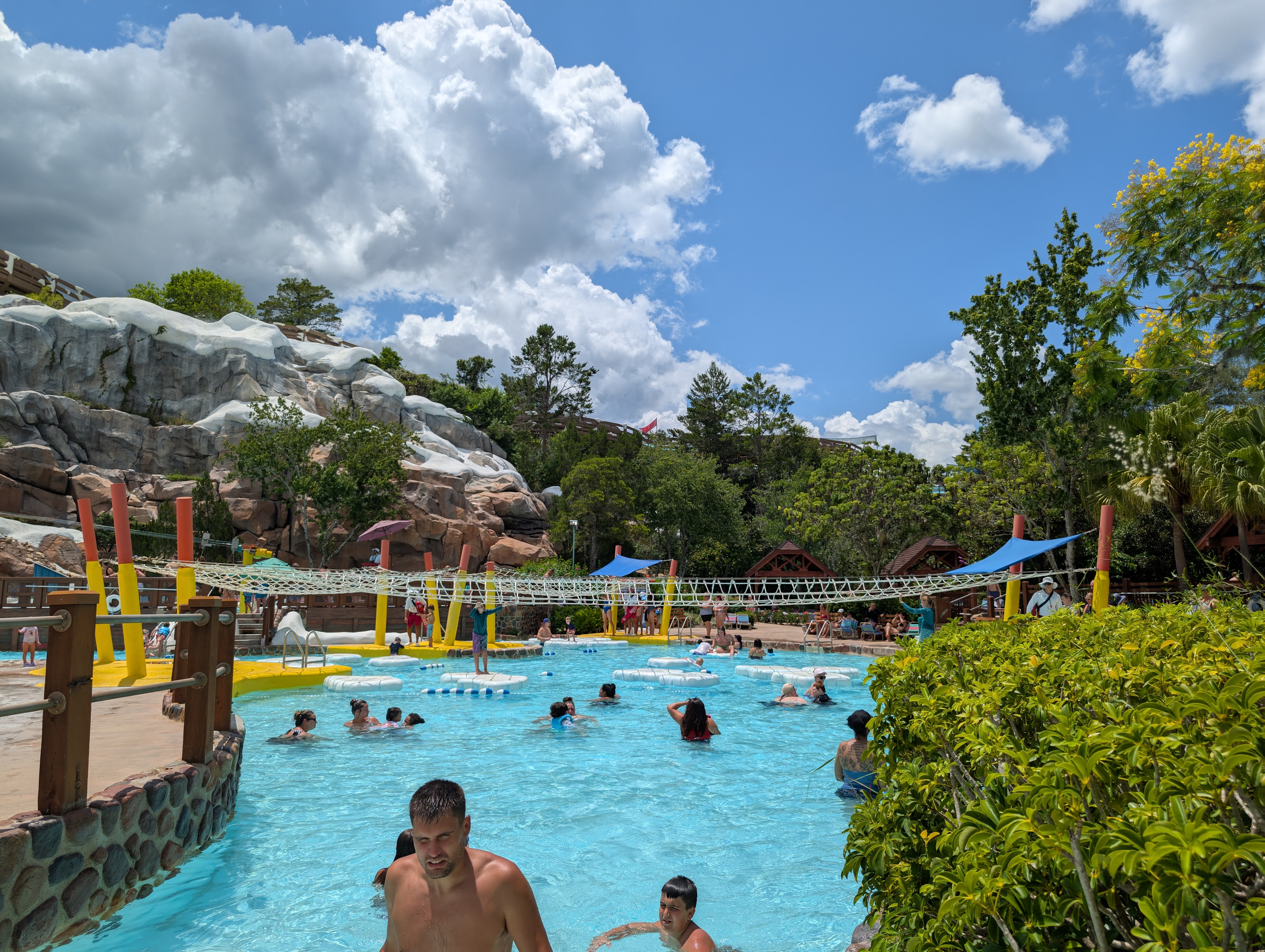 Disney's Blizzard Beach Water Park ski patrol training camp obstacle course