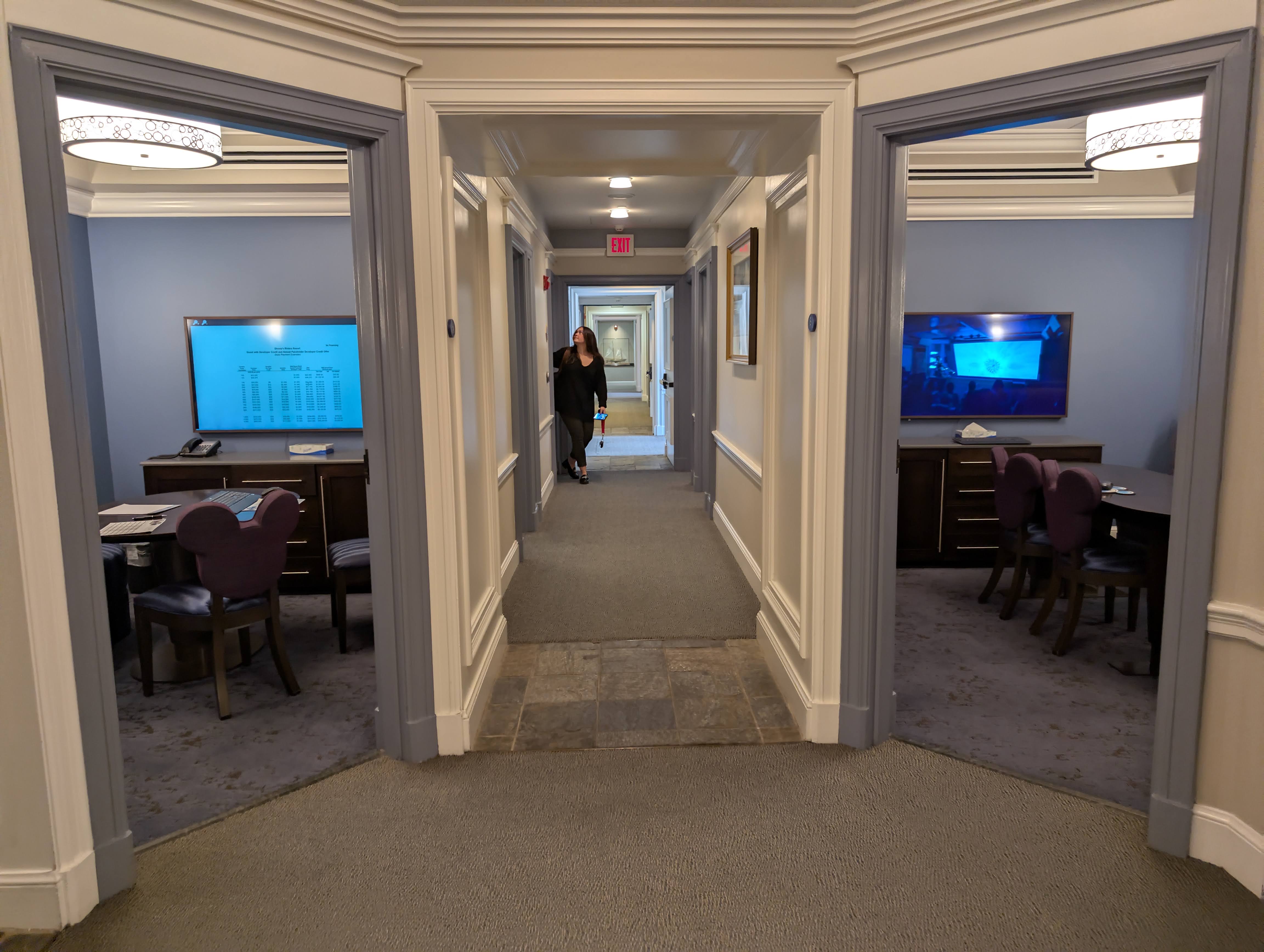 Disney’s Saratoga Springs Resort & Spa DVC meeting room hallway Disney's Saratoga Springs Resort & Spa DVC meeting room hallway