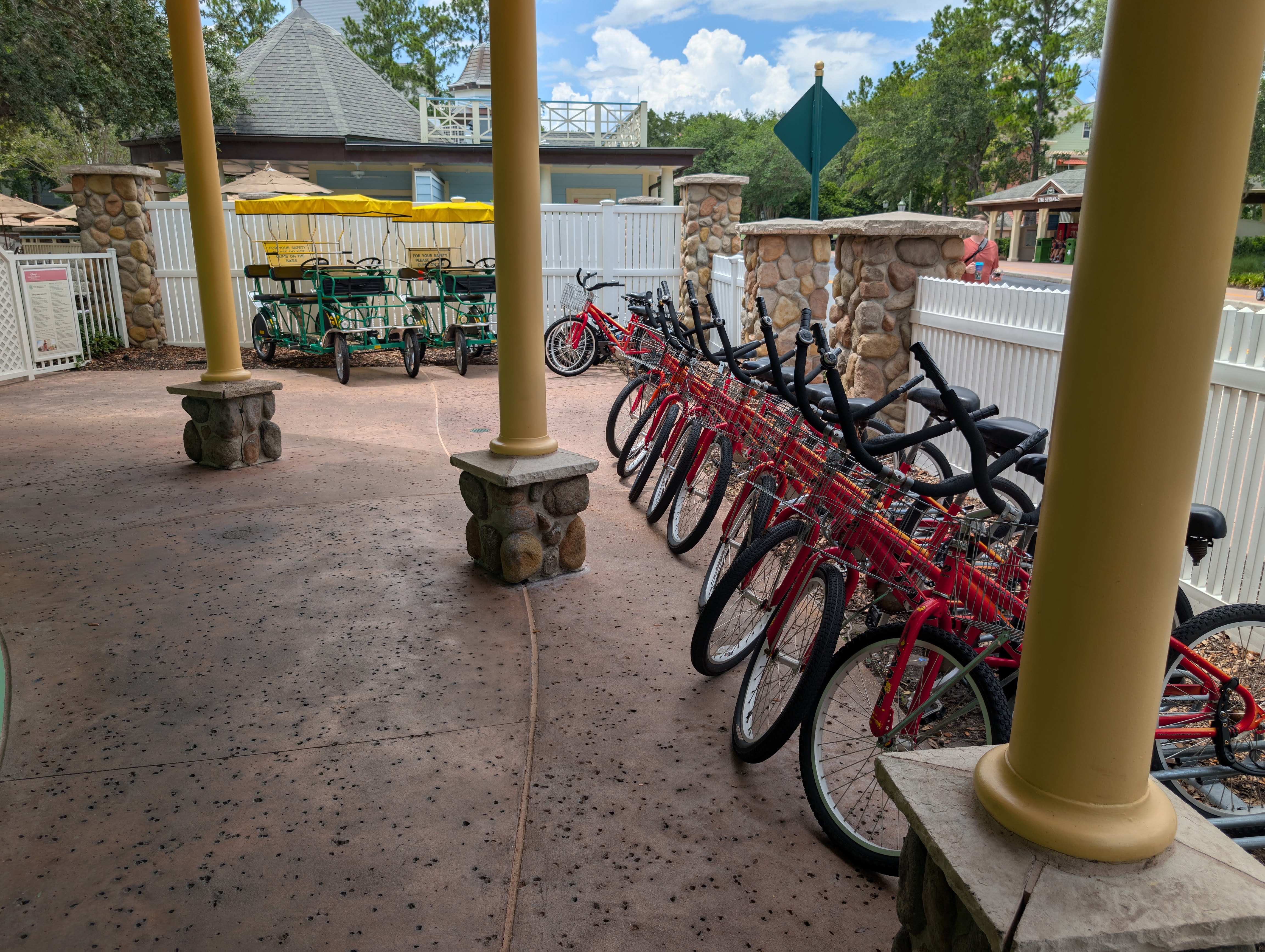 Disney’s Saratoga Springs Resort & Spa amenities bikes for rent Disney's Saratoga Springs Resort & Spa amenities bikes for rent
