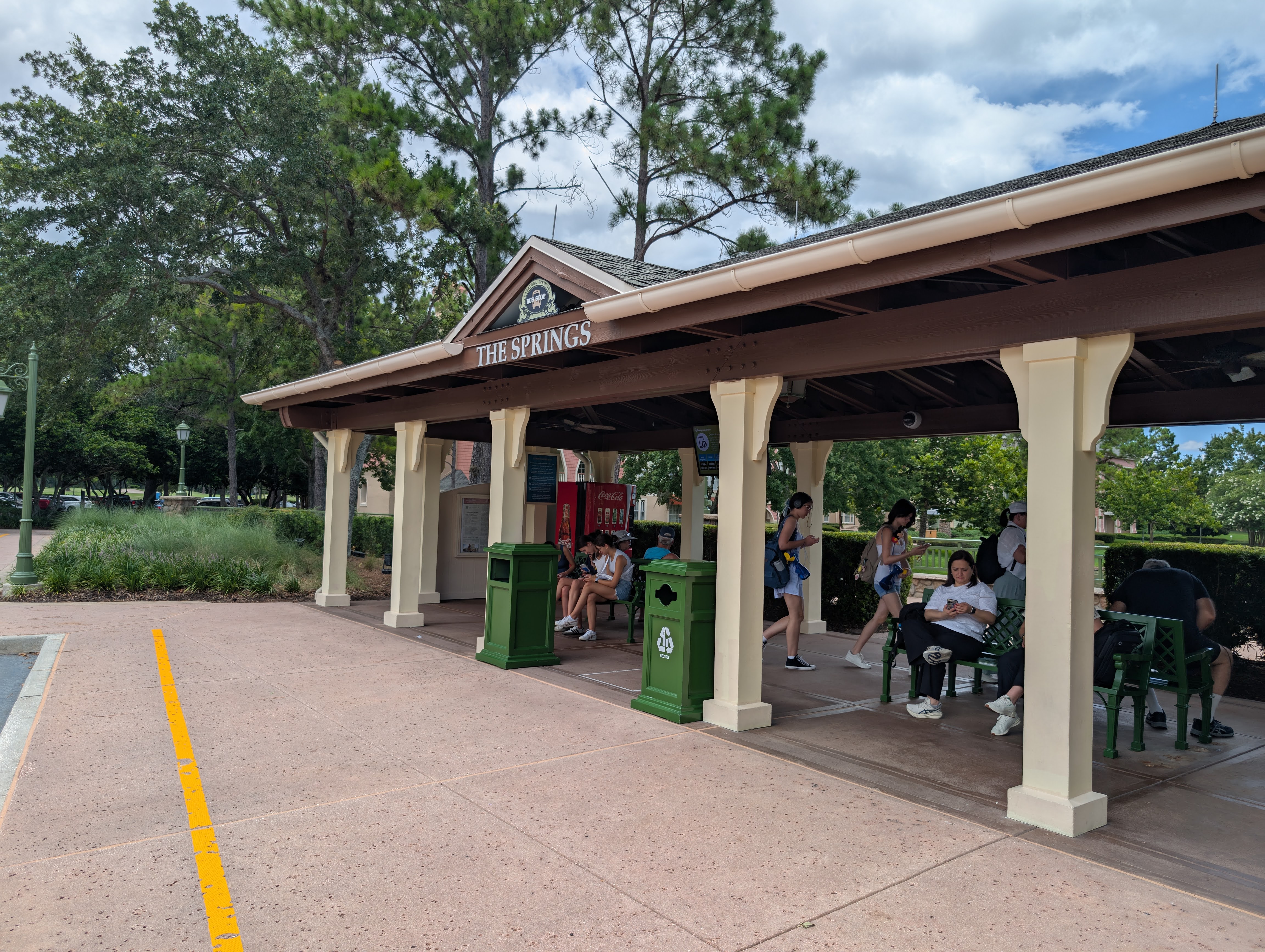 Disney’s Saratoga Springs Resort & Spa amenities bus transportation The Springs bus pickup Disney's Saratoga Springs Resort & Spa amenities bus transportation The Springs bus pickup