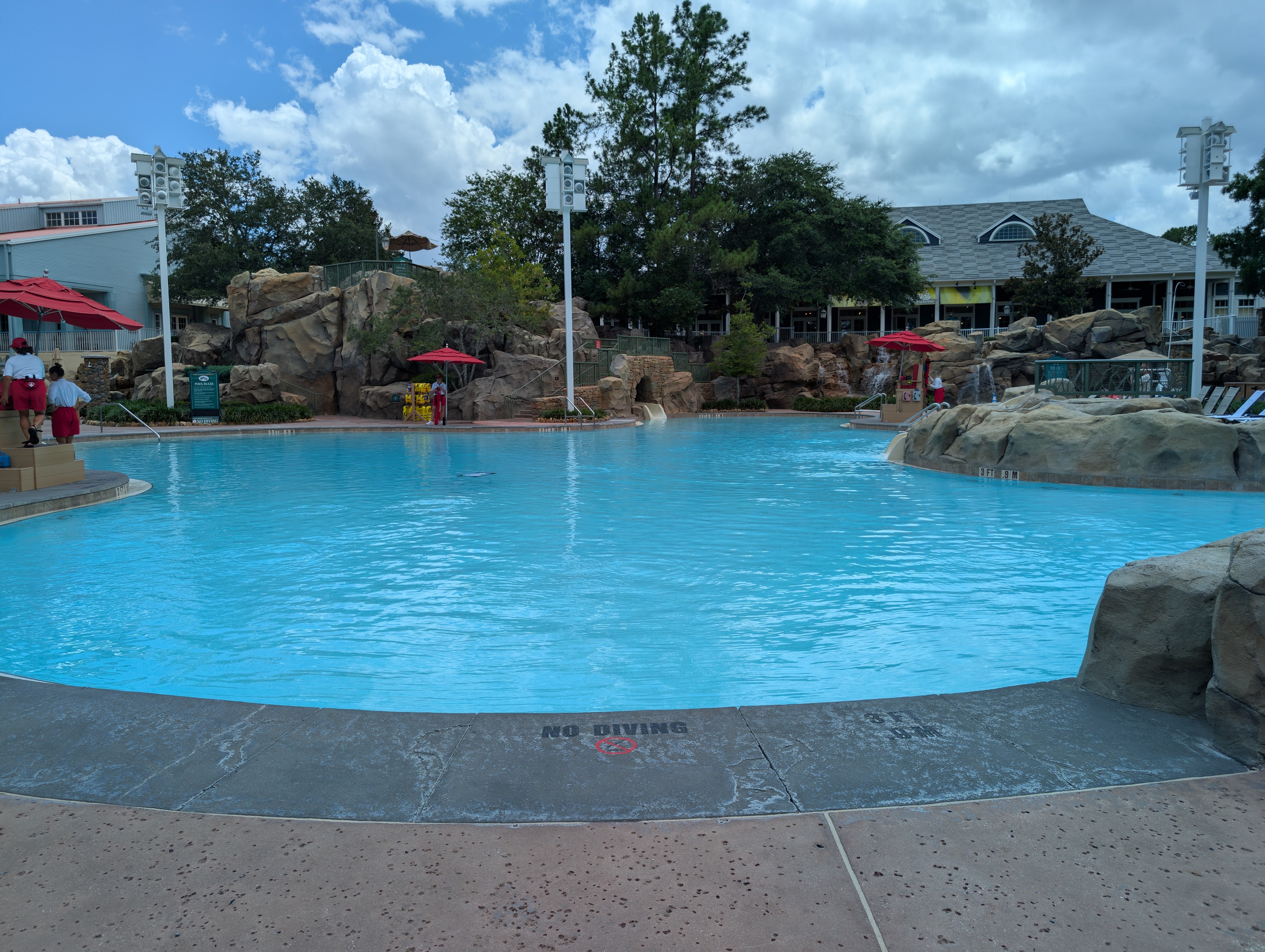 Disney’s Saratoga Springs Resort & Spa amenities pool High Rock Spring Pool zero entry Disney's Saratoga Springs Resort & Spa amenities pool High Rock Spring Pool zero entry