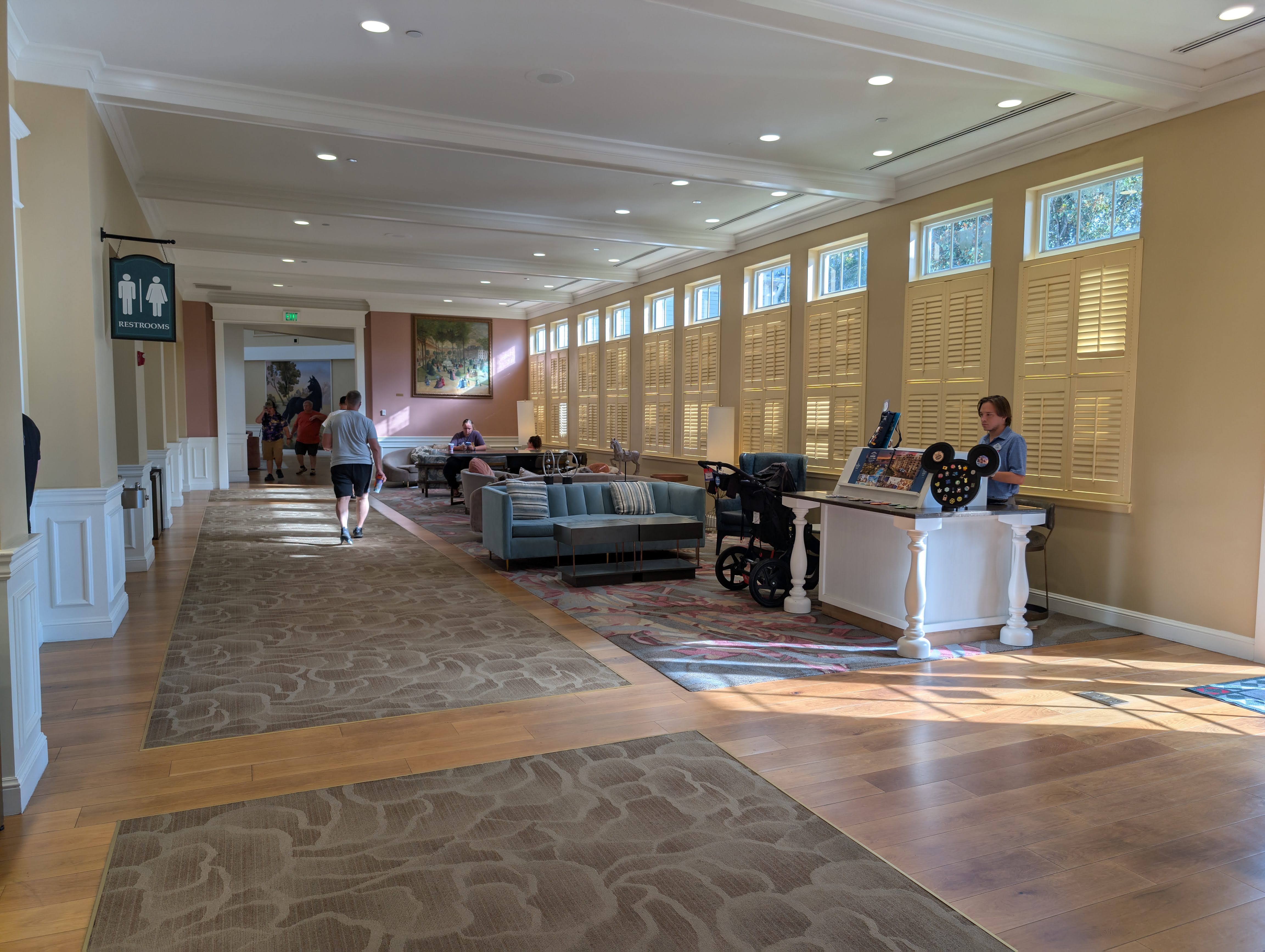 Disney’s Saratoga Springs Resort & Spa lobby DVC desk Disney's Saratoga Springs Resort & Spa lobby DVC desk