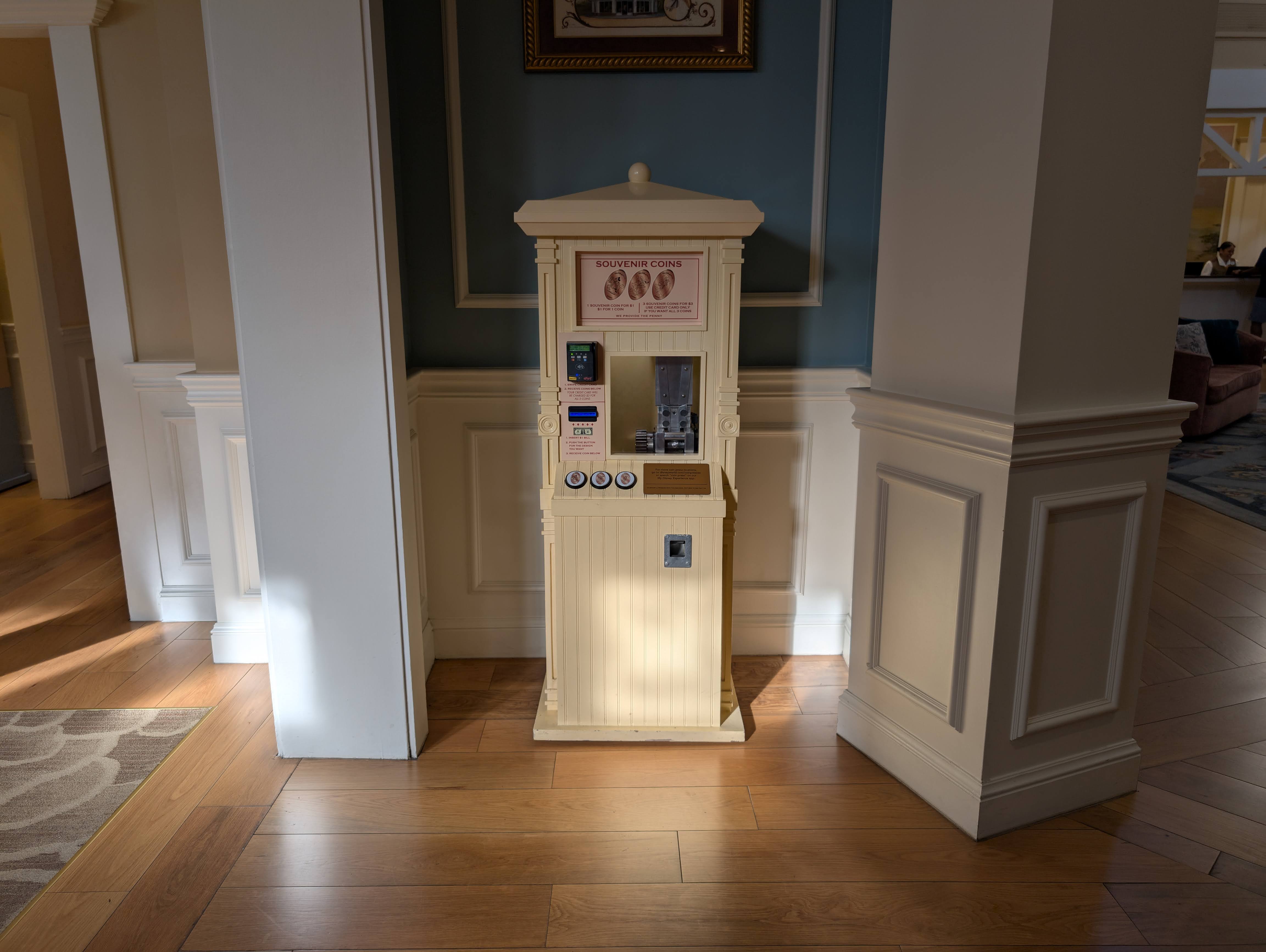 Disney’s Saratoga Springs Resort & Spa penny machine Disney's Saratoga Springs Resort & Spa penny machine
