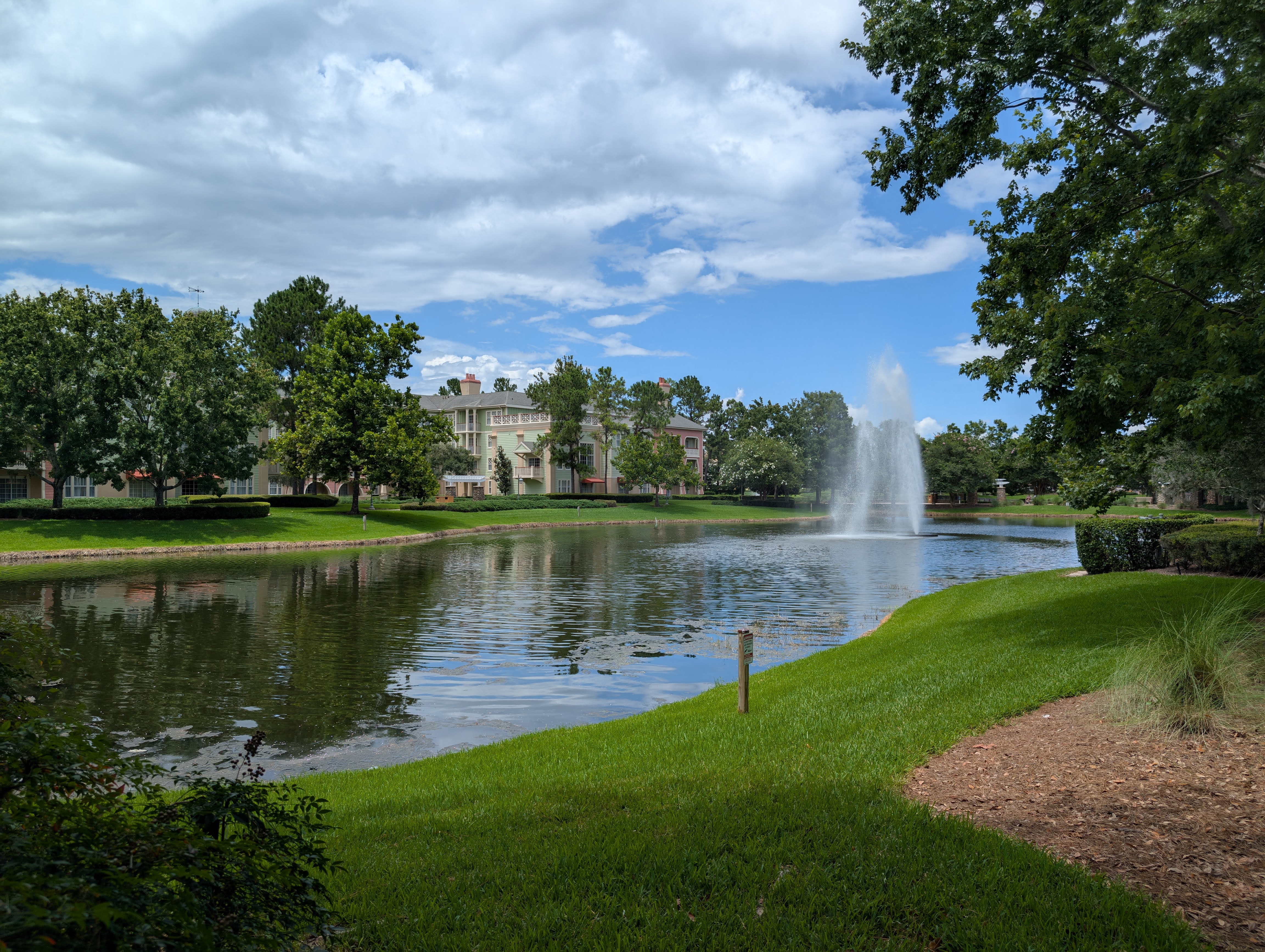 Disney’s Saratoga Springs Resort & Spa pond Disney's Saratoga Springs Resort & Spa pond