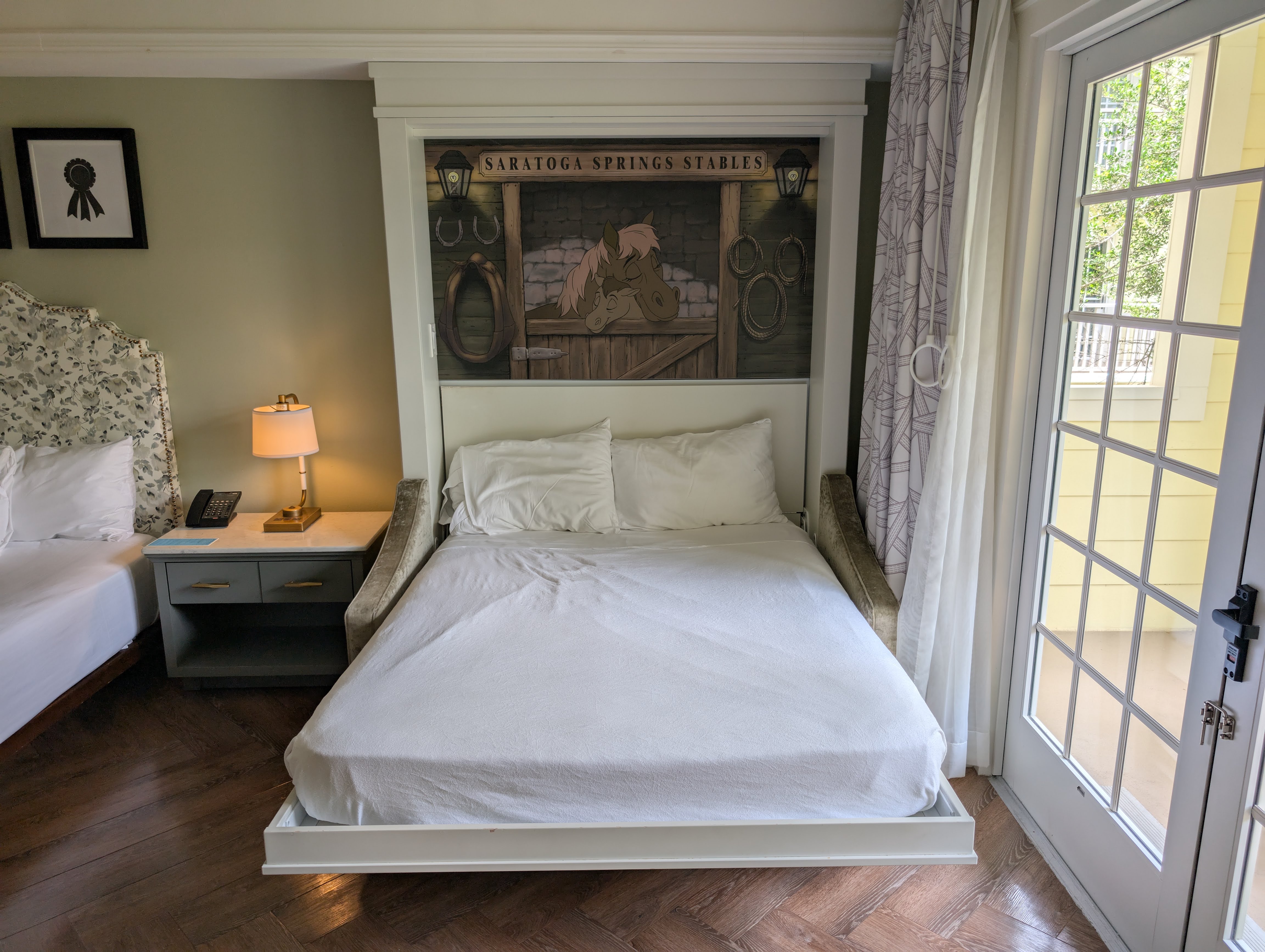 Disney’s Saratoga Springs Resort & Spa room Murphy bed Disney's Saratoga Springs Resort & Spa room Murphy bed