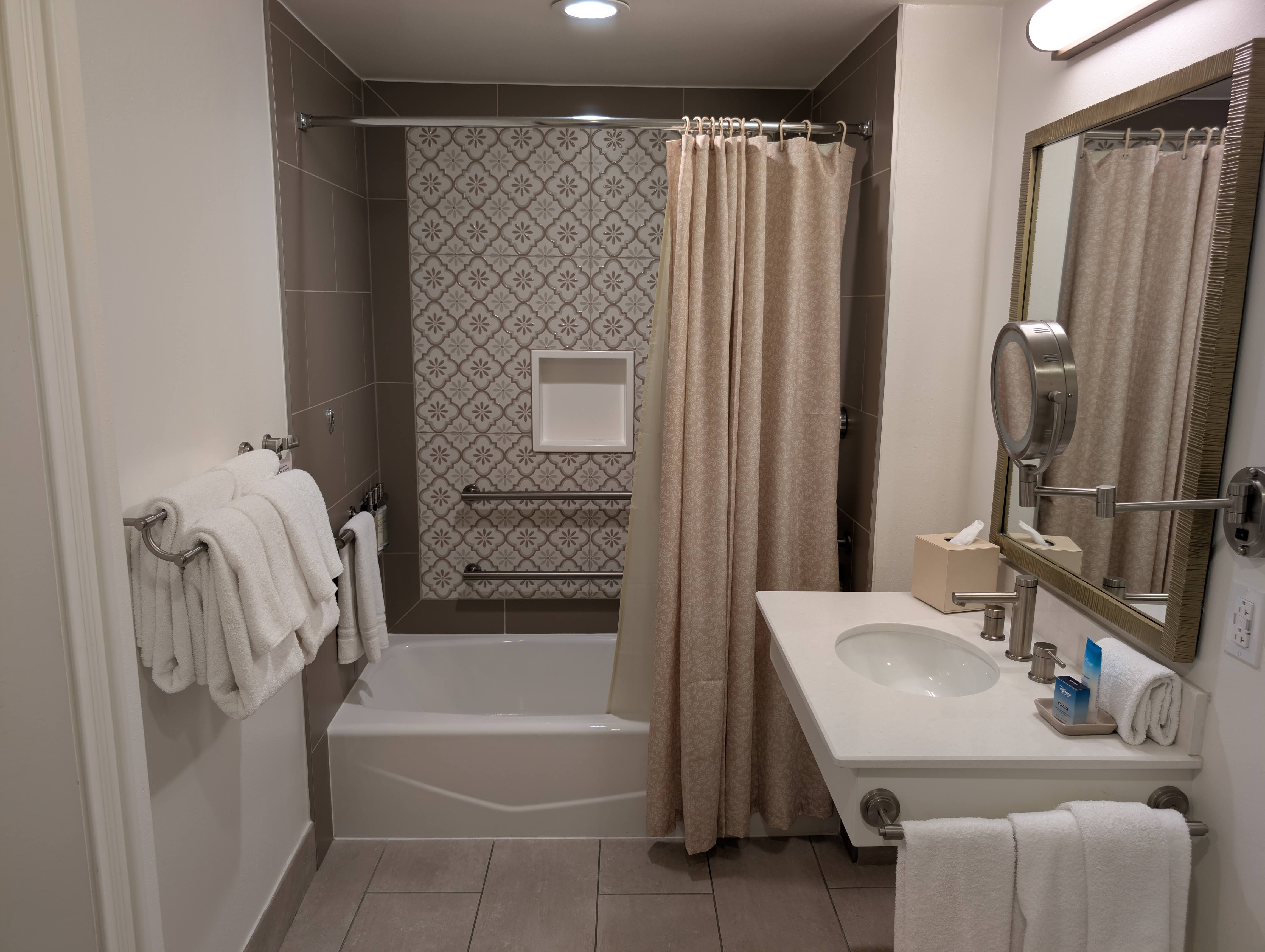 Disney’s Saratoga Springs Resort & Spa room accessible bathroom Disney's Saratoga Springs Resort & Spa room accessible bathroom