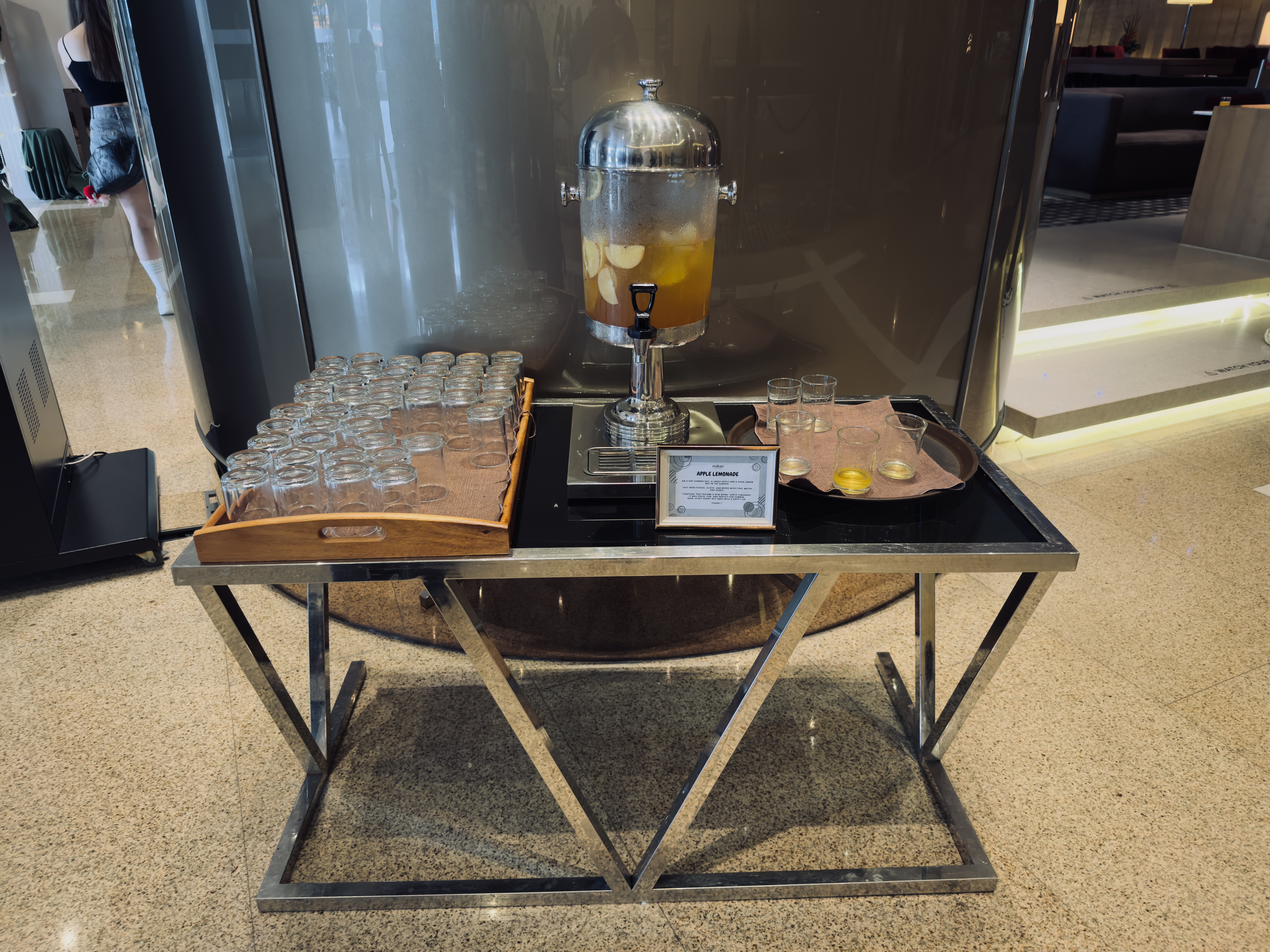 DoubleTree by Hilton Johor Bahru lobby apple lemonade