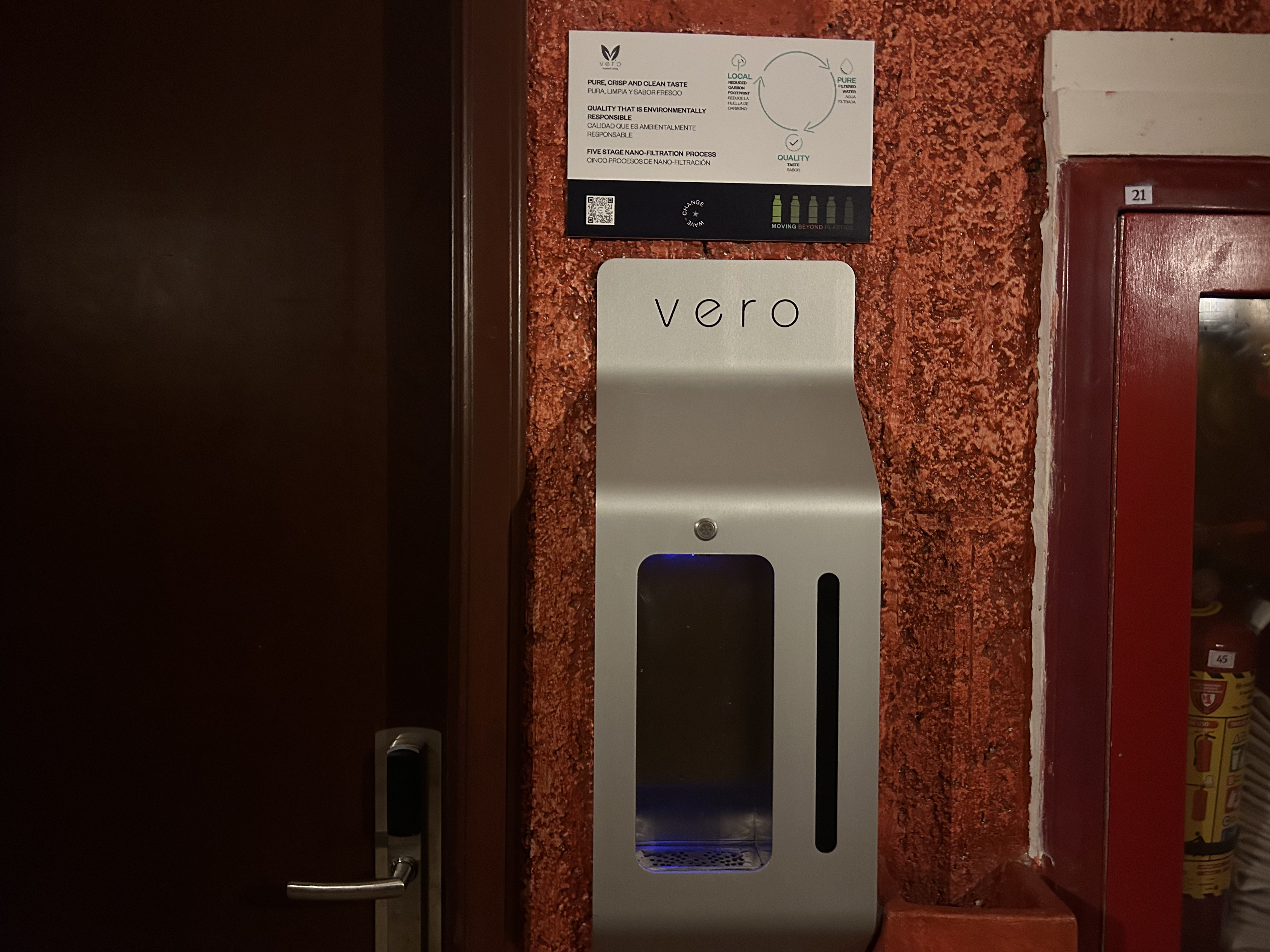 First floor water station