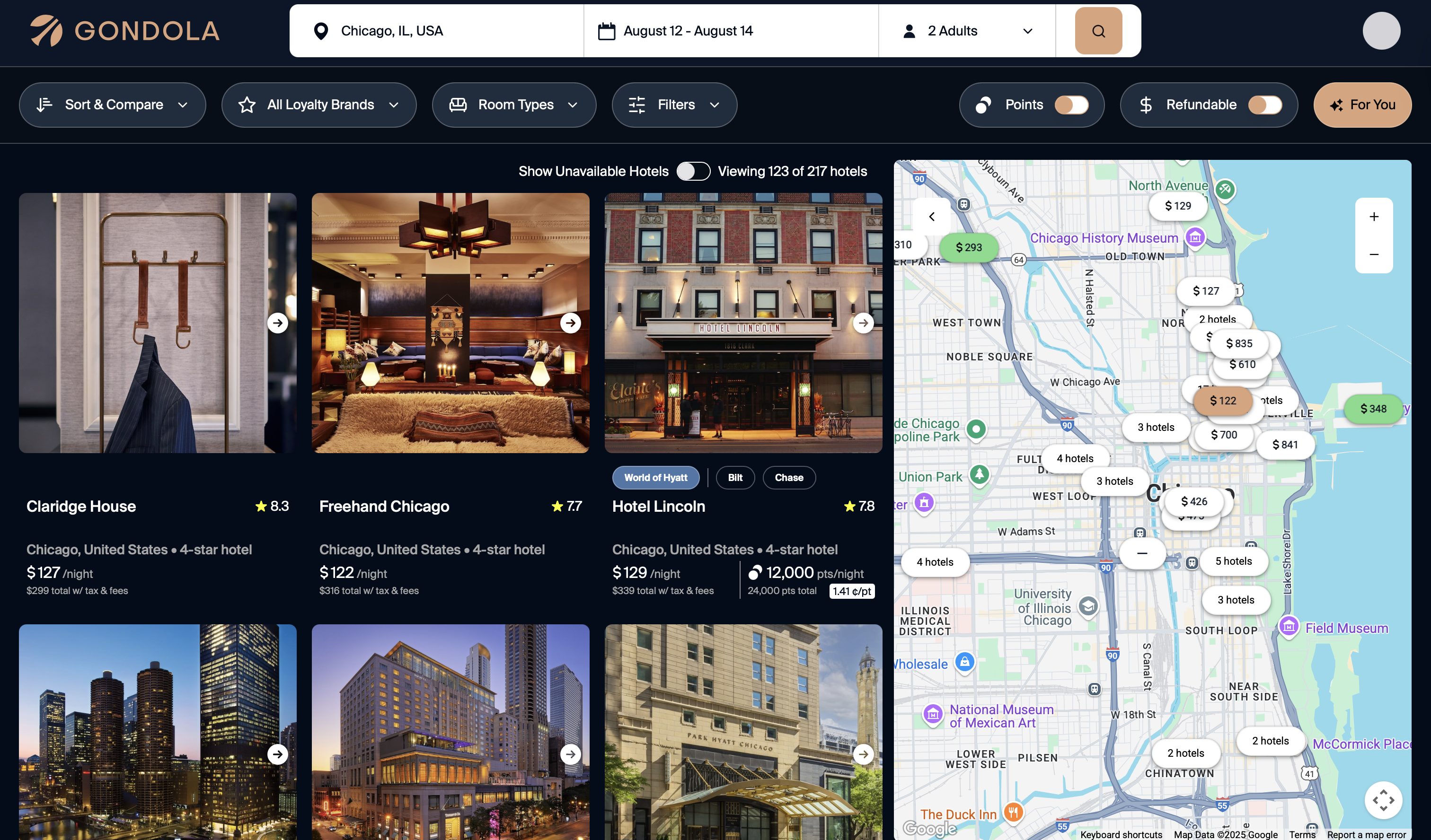 Gondola Hotel Search Results in Chicago Gondola Hotel Search Results in Chicago