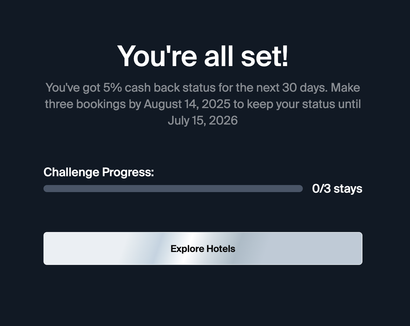 Gondola status challenge tracker Gondola status challenge tracker