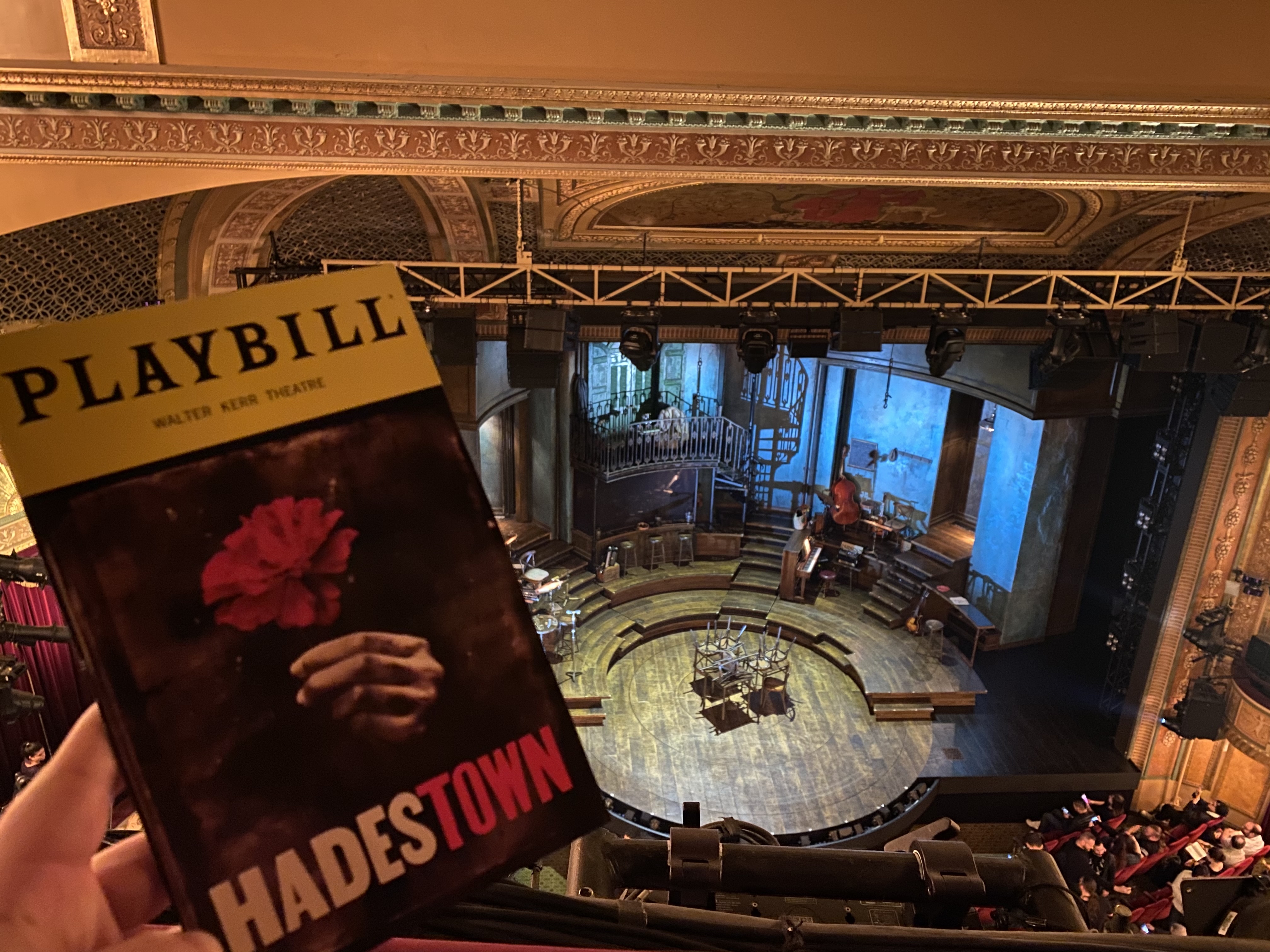 Hadestown Playbill and Stage Hadestown Playbill and Stage
