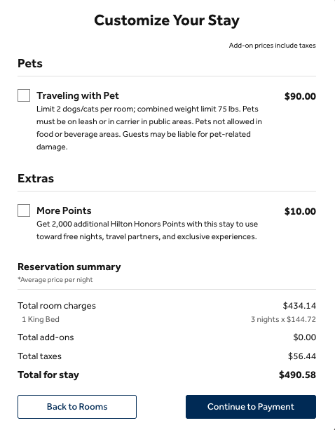 Hilton Buy Points Checkout Hilton Buy Points Checkout