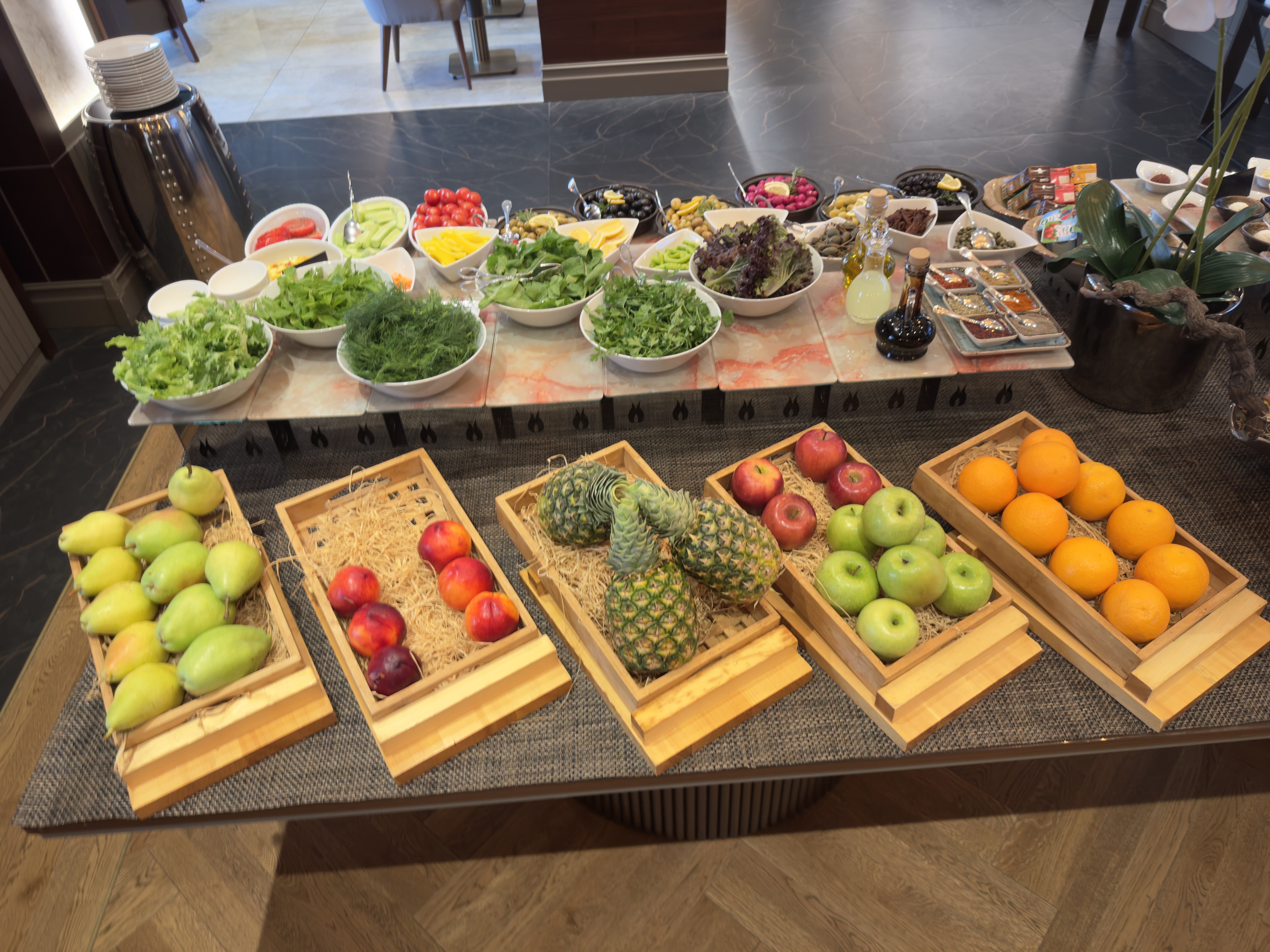 Hyatt Centric Levent Istanbul breakfast fruits