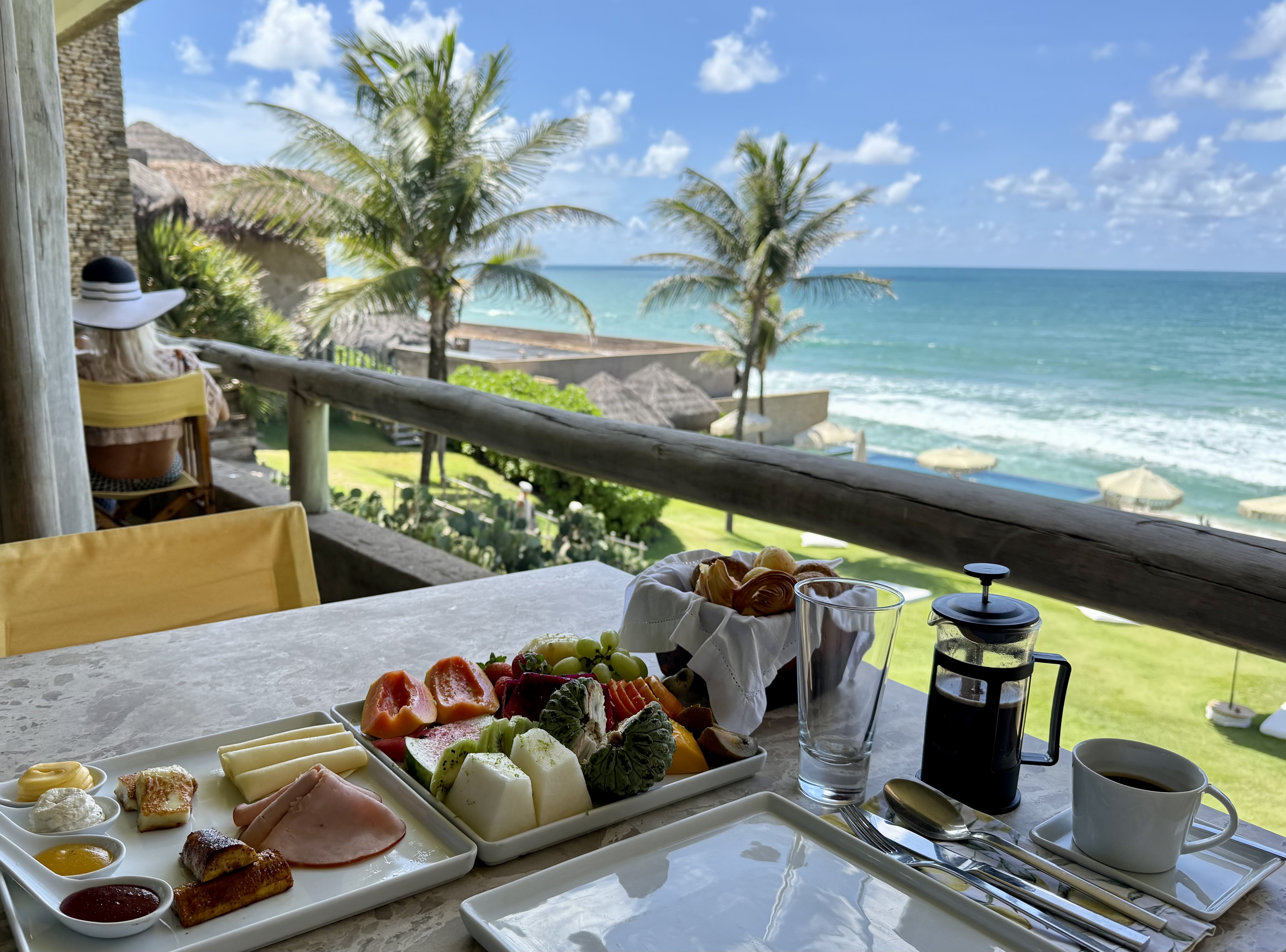 Kenoa Resort Brazil Hilton SLH breakfast view