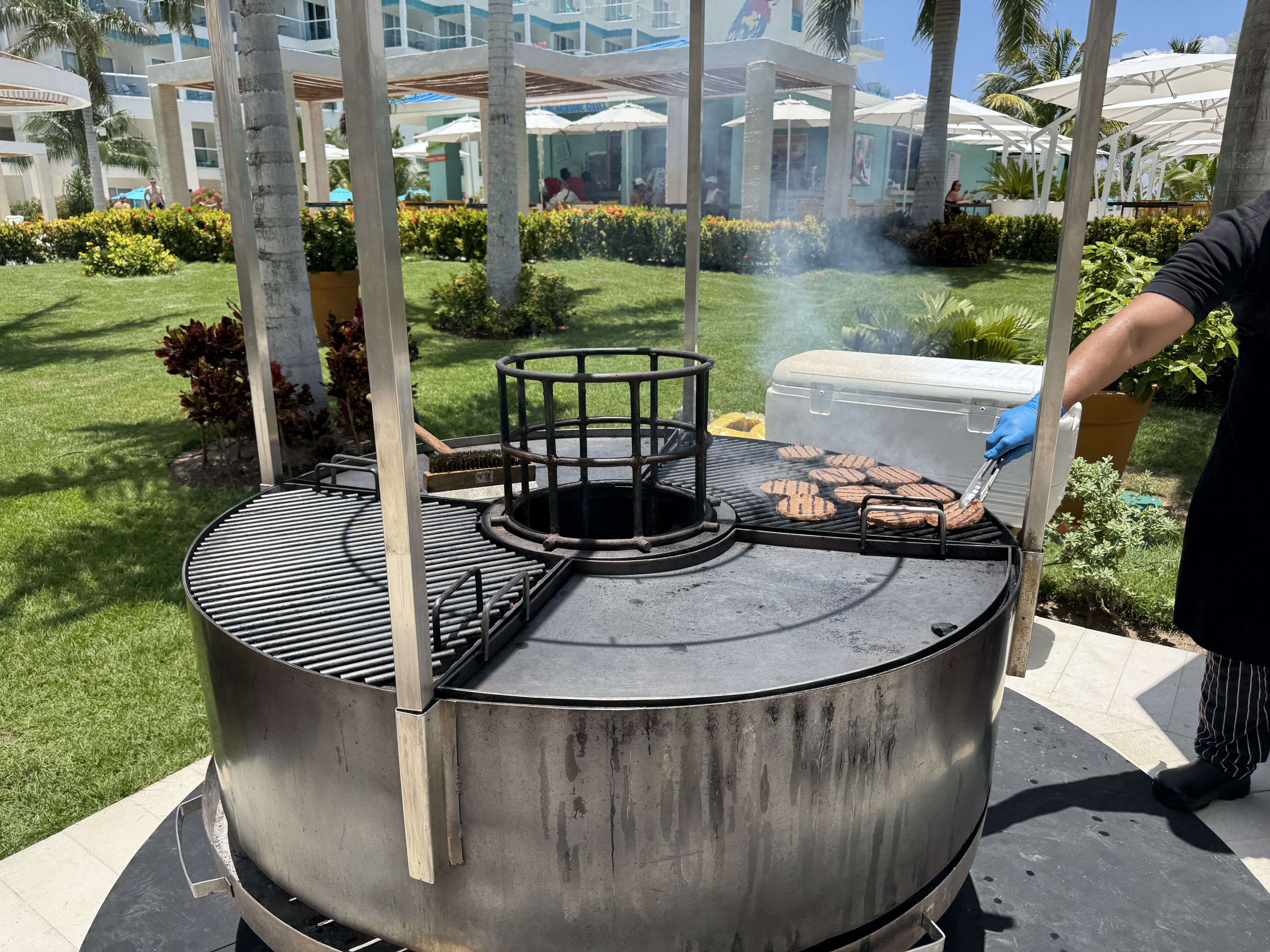Margaritaville Island Reserve Riviera Maya Grilling Burgers