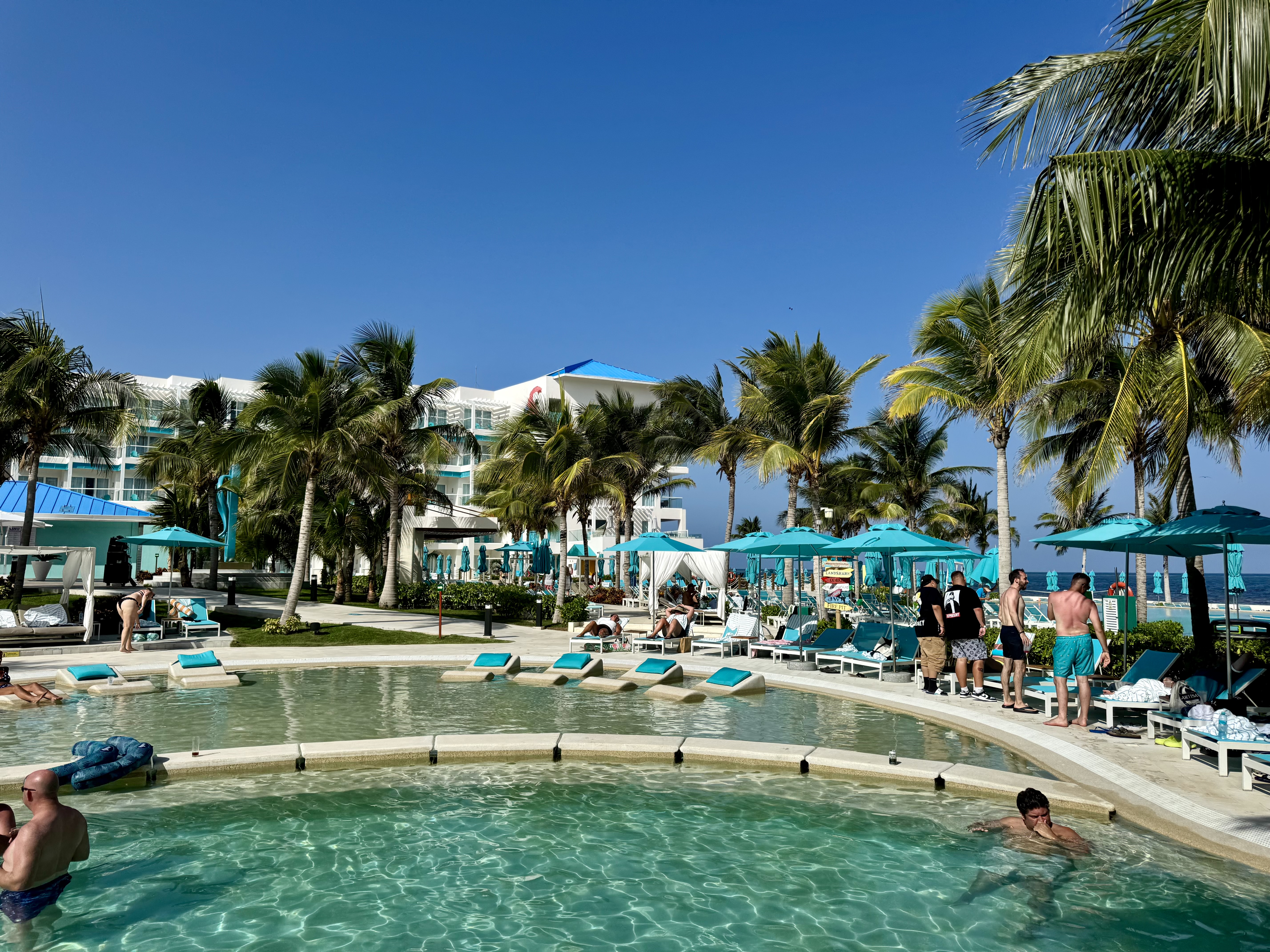 Margaritaville Island Reserve Riviera Maya Pool Loungers