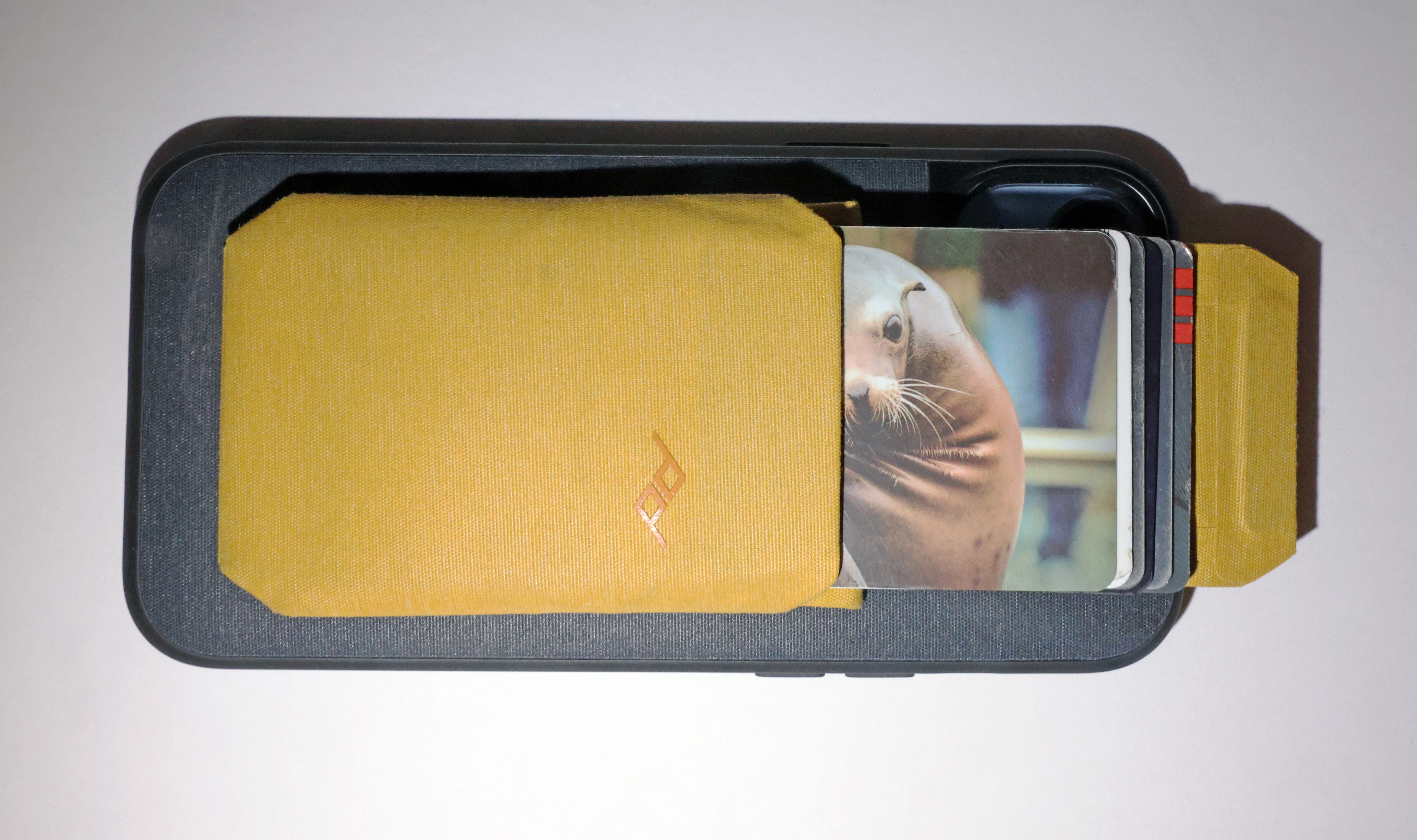 Peak Design Mobile Wallet Stand cards out