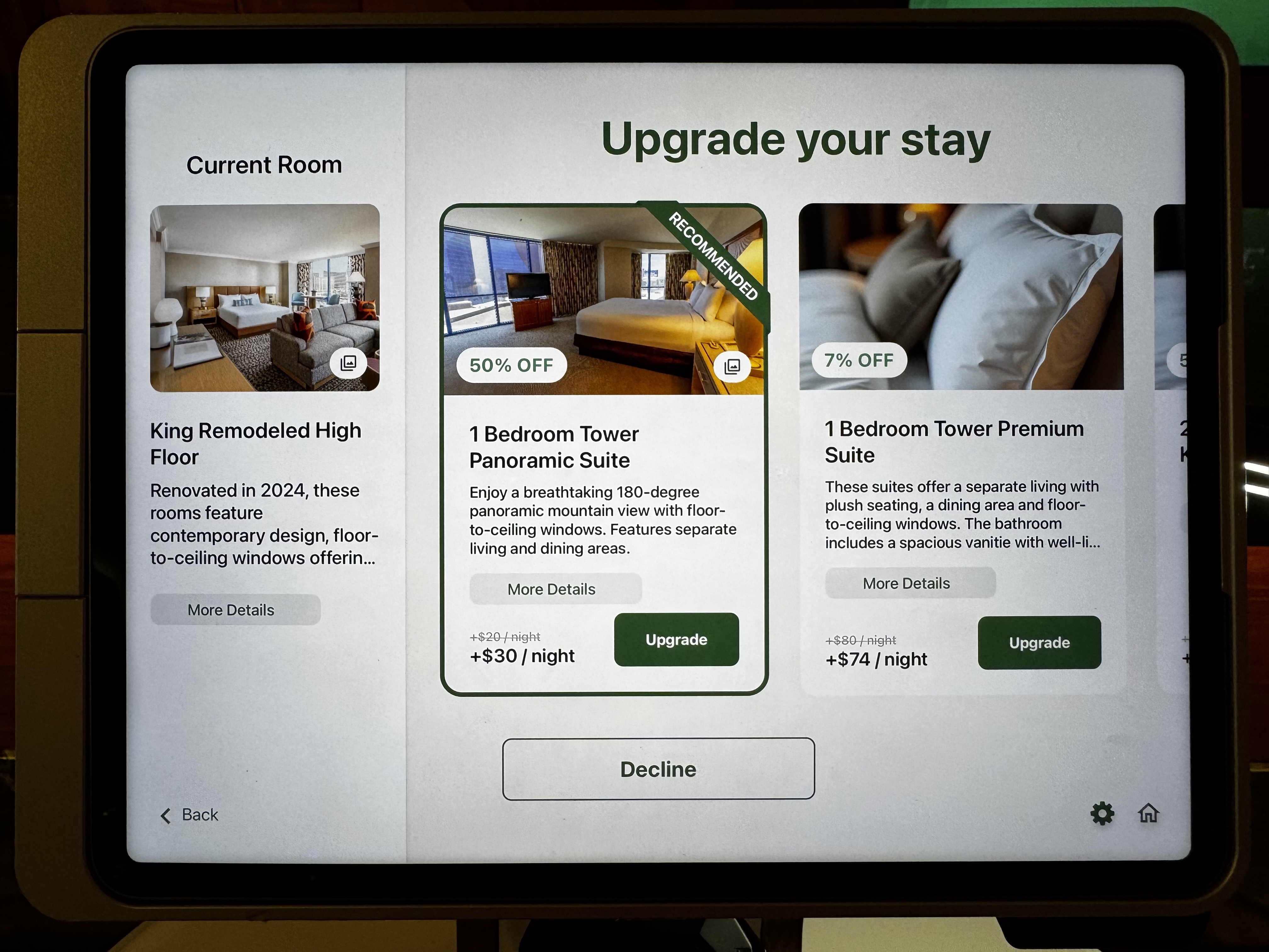 Rio Hotel Casino Destination Hyatt upgrade offers