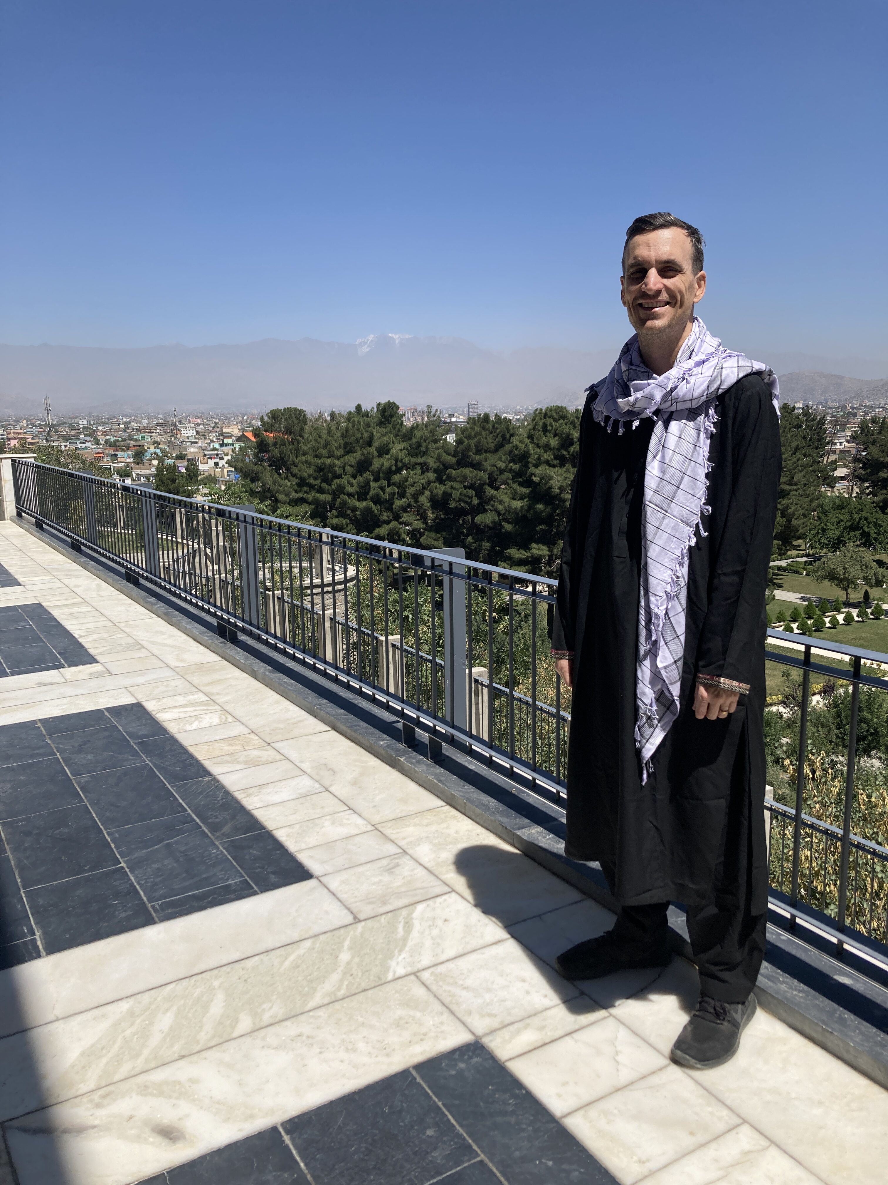 Ryan Smith in Kabul Afghanistan Gardens of Babur Ryan Smith in Kabul Afghanistan Gardens of Babur